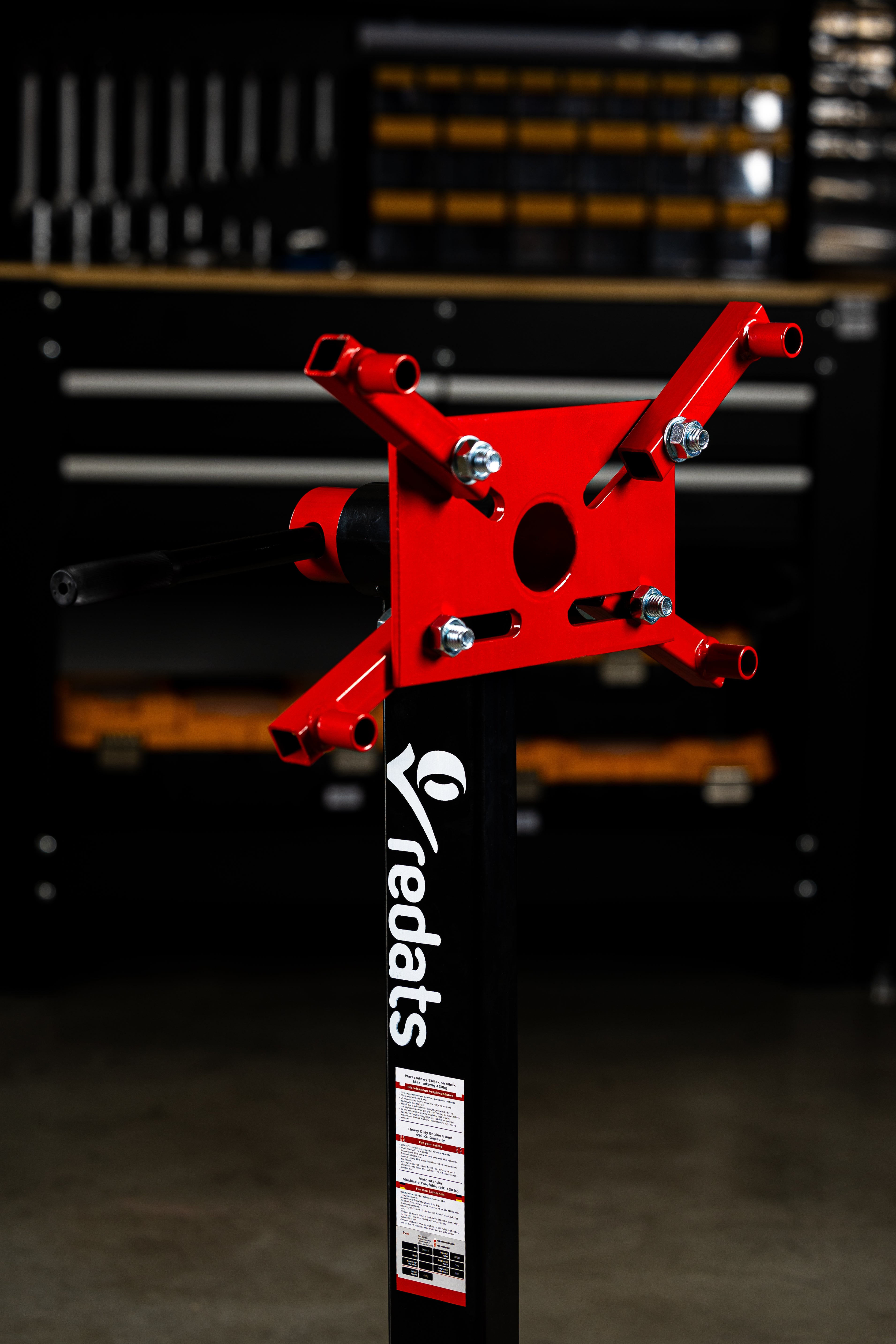 Suport stand rotativ pentru motoare auto 450 kg REDATS