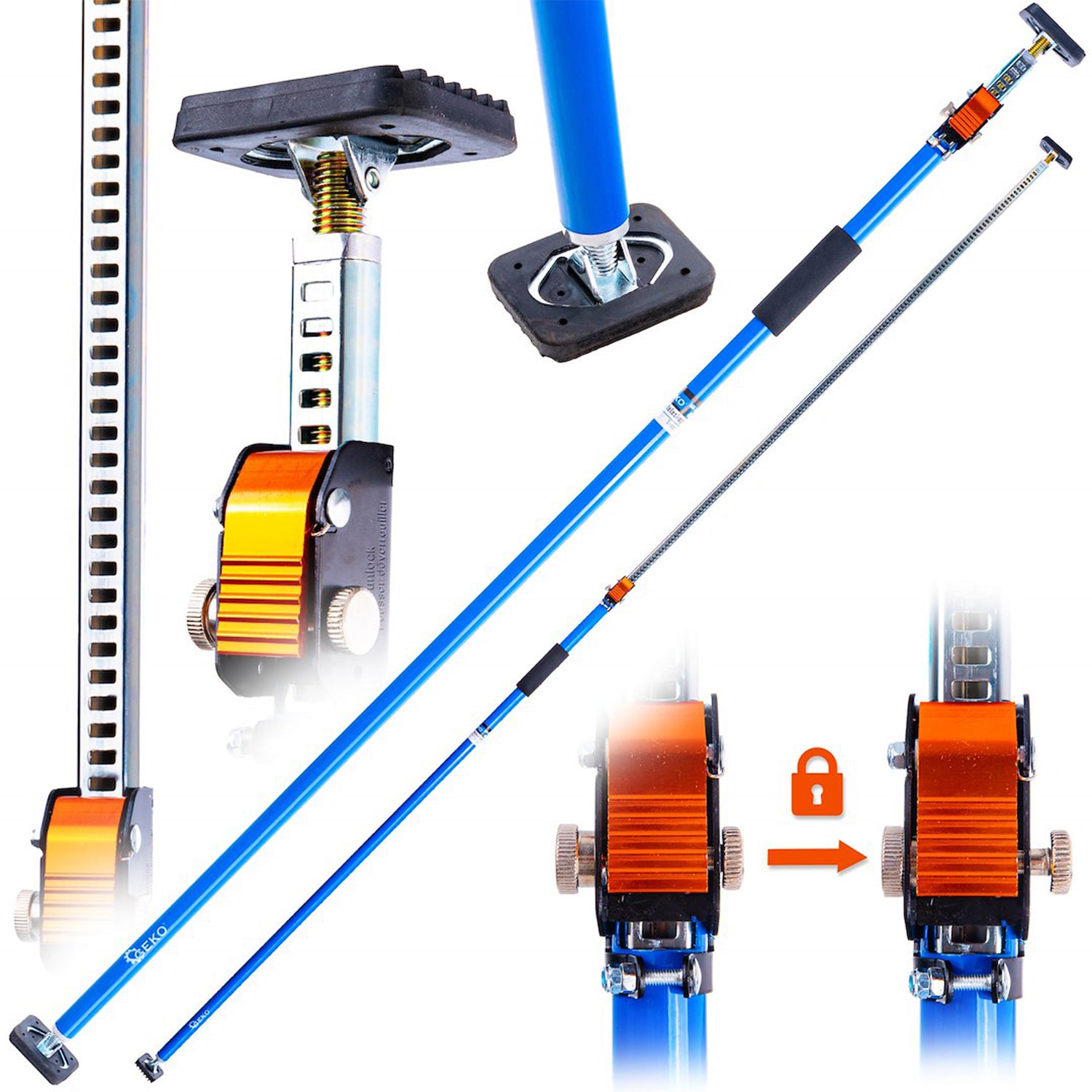 Suport telescopic pentru placi 60kg 160-290cm GEKO