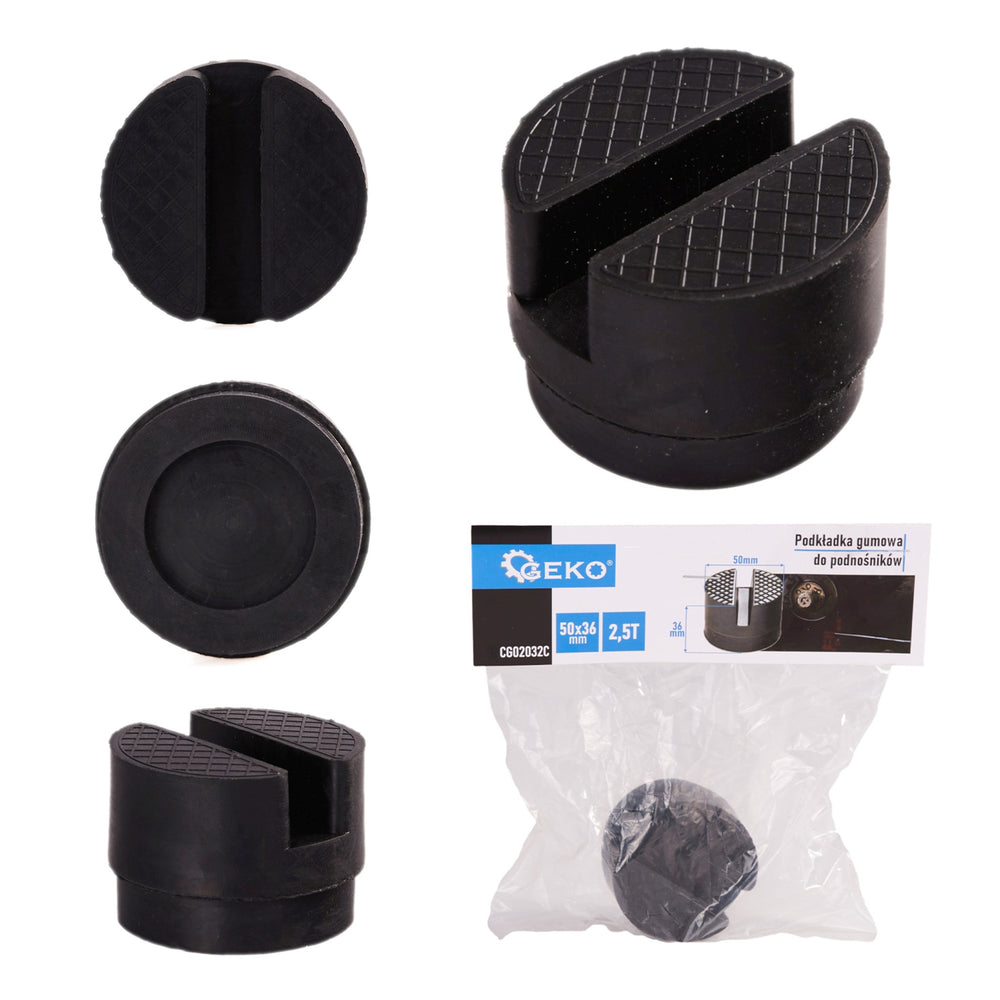 Tampon cauciuc 50x36mm pentru cric hidraulic tip crocodil 2.5T