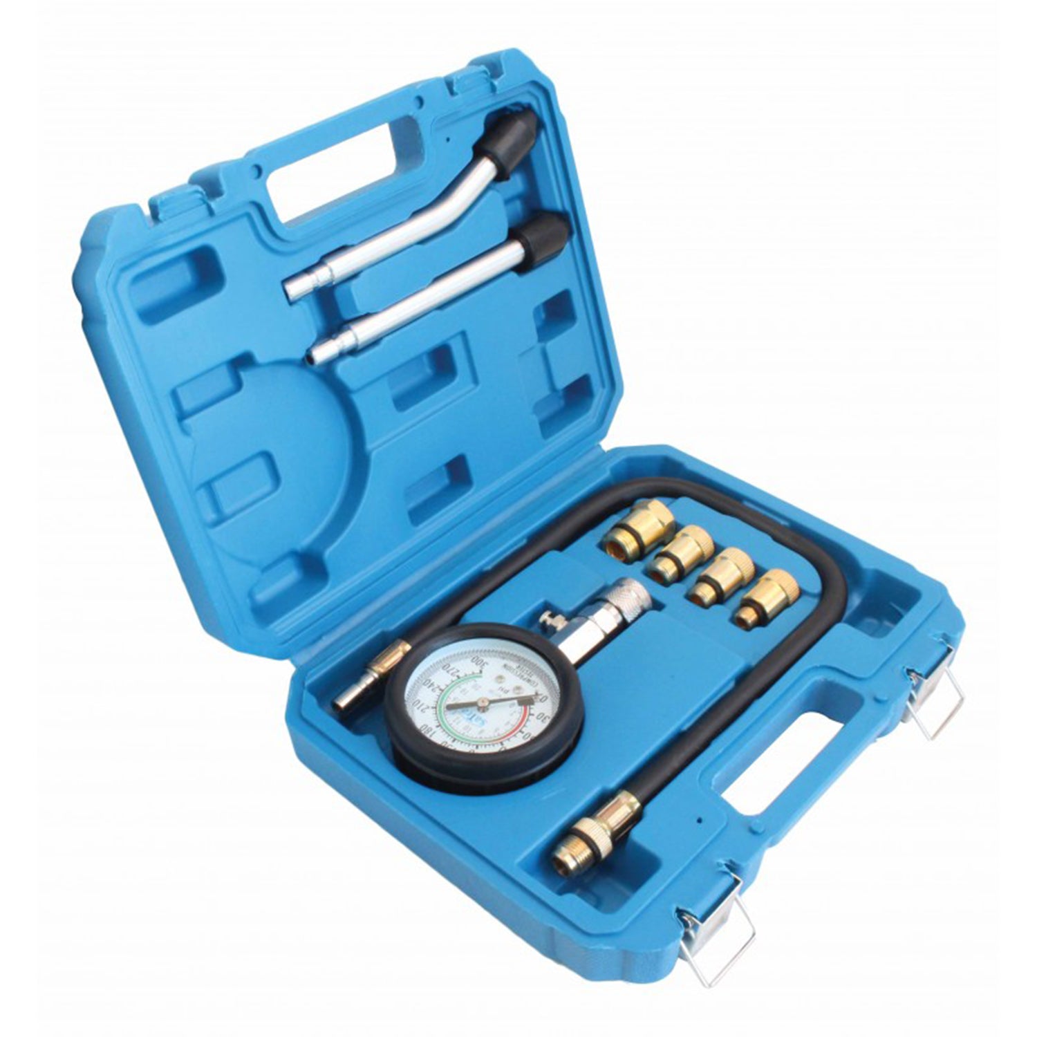 TESTER COMPRESMETRU COMPRESIE  MOTOARE BENZINA 8 PIESE