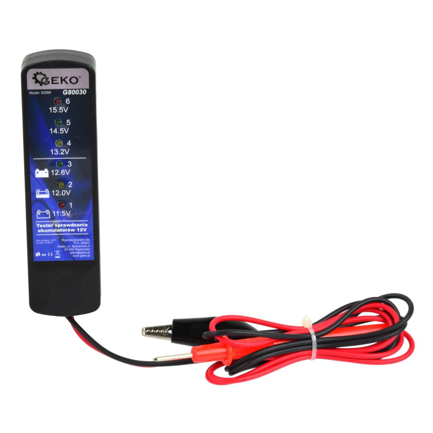 Tester acumulator auto 12V