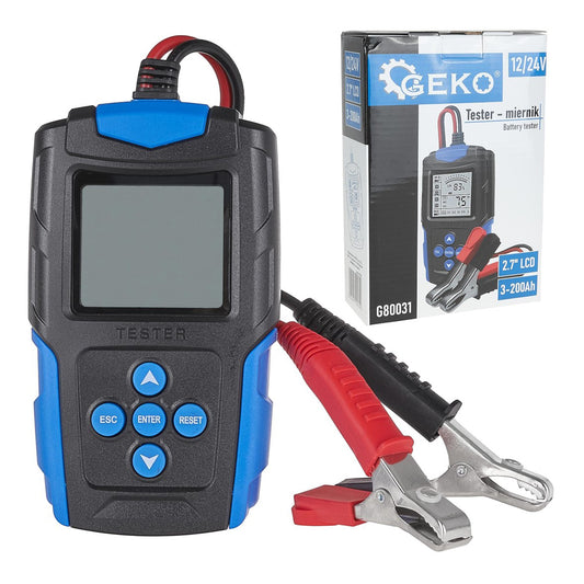 Tester baterie LCD 12/24V 3ah-200Ah