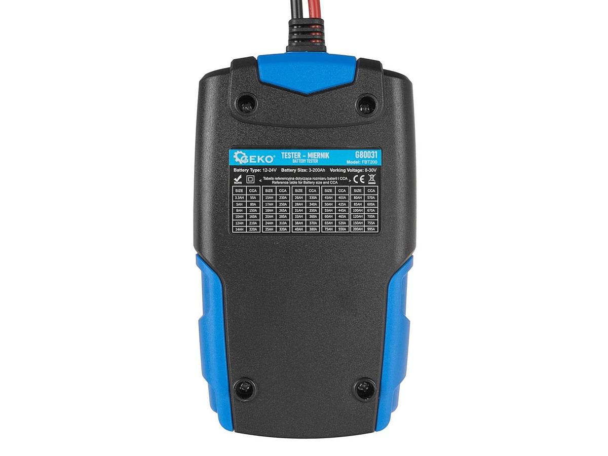 Tester baterie LCD 12/24V 3ah-200Ah
