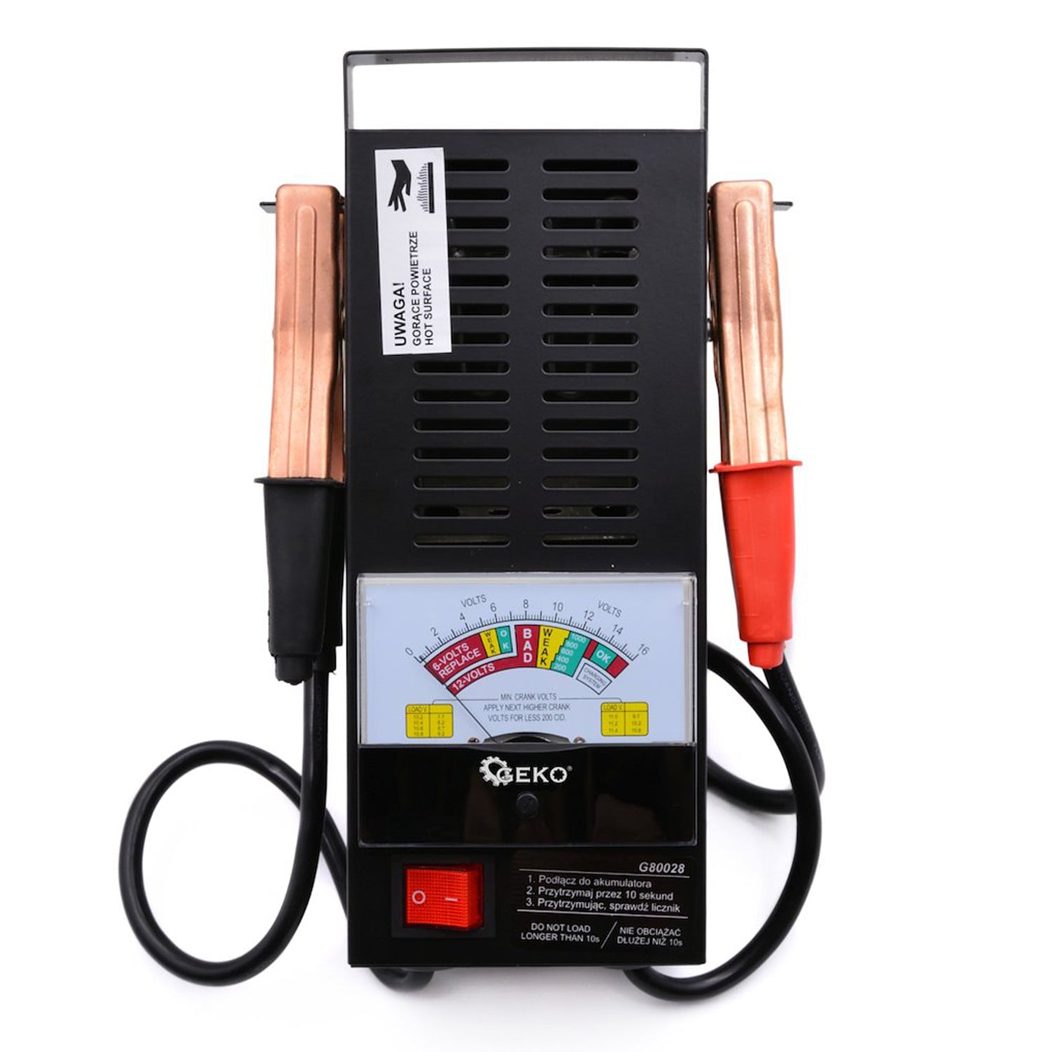 Tester baterii afisaj analogic 6-12V GEKO