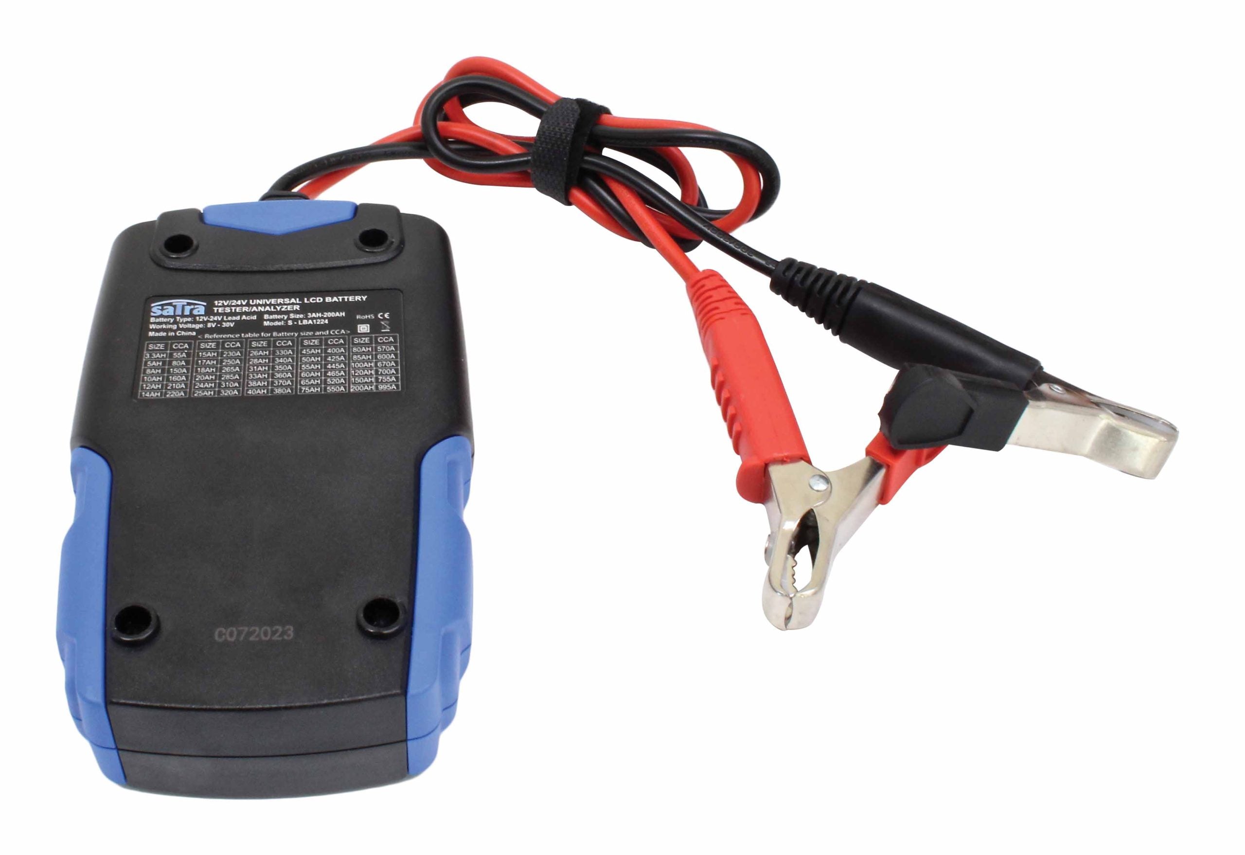 Tester baterii auto afisaj LCD 12-24V