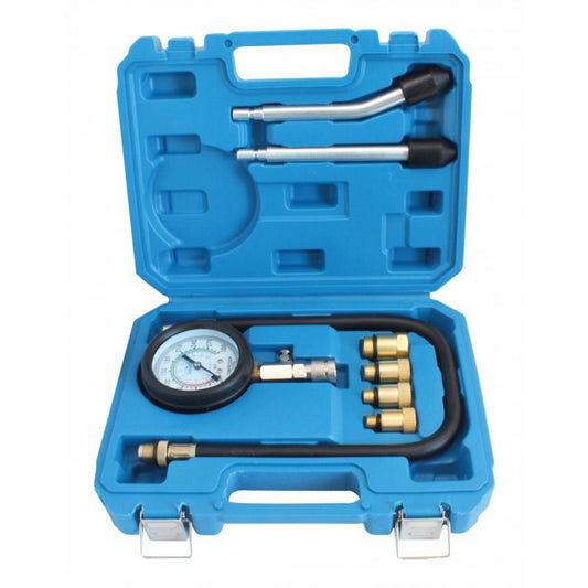 Tester compresmetru compresie  motoare benzina 8 piese