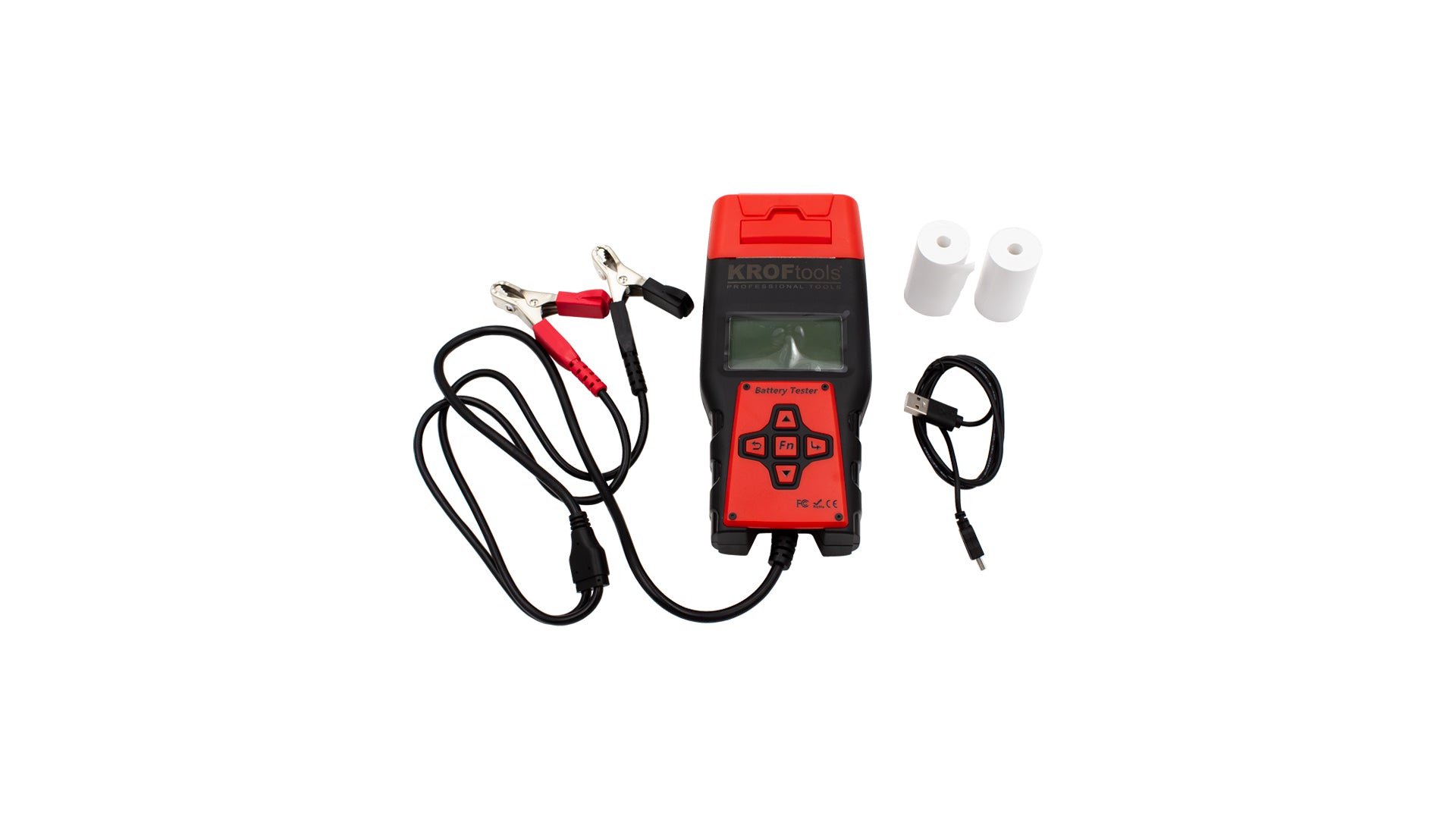 Tester digital cu imprimanta pentru acumulator baterie auto