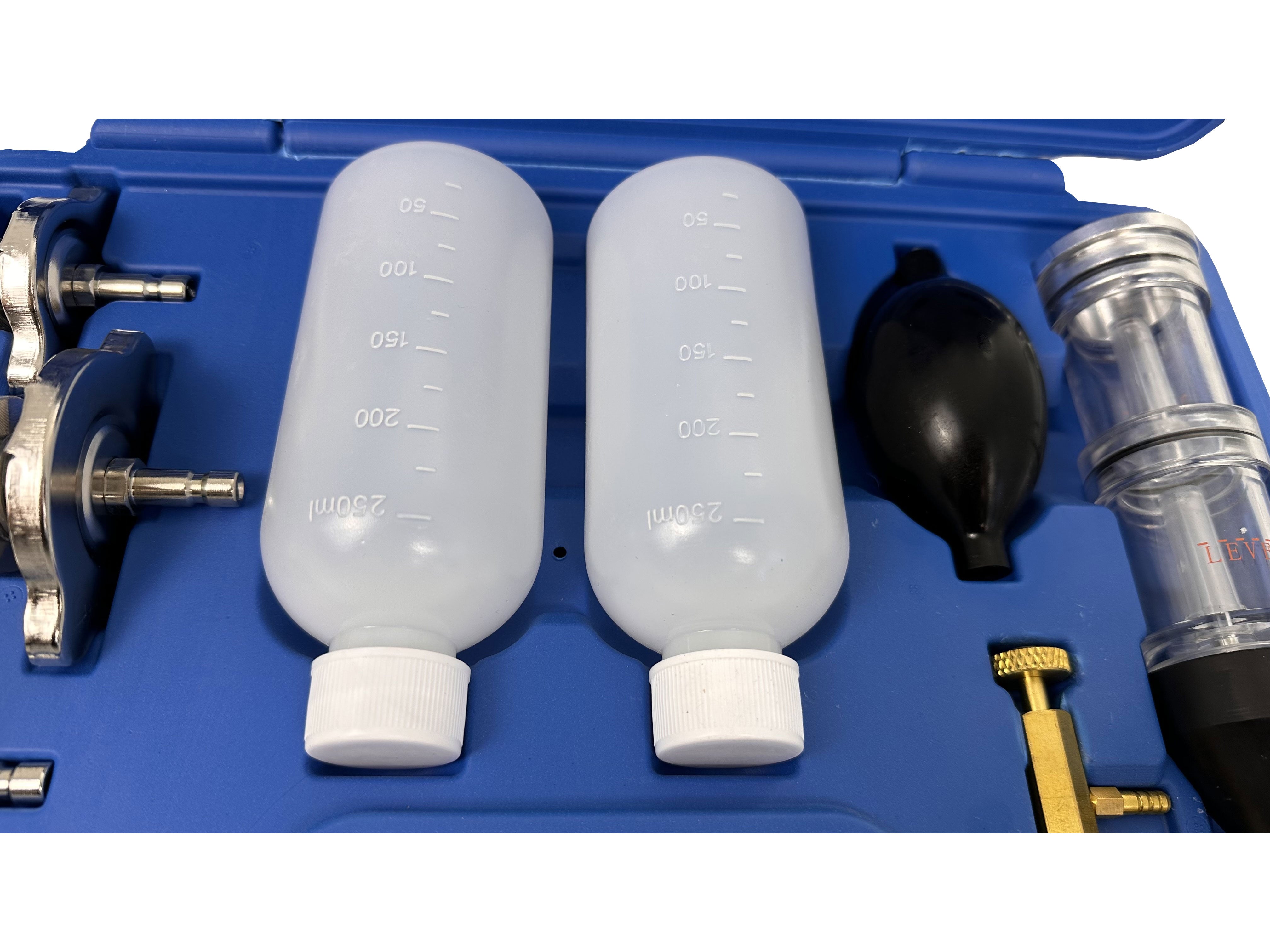 Tester garnitura de chiuloasa cu adaptoare GEBO TOOLS