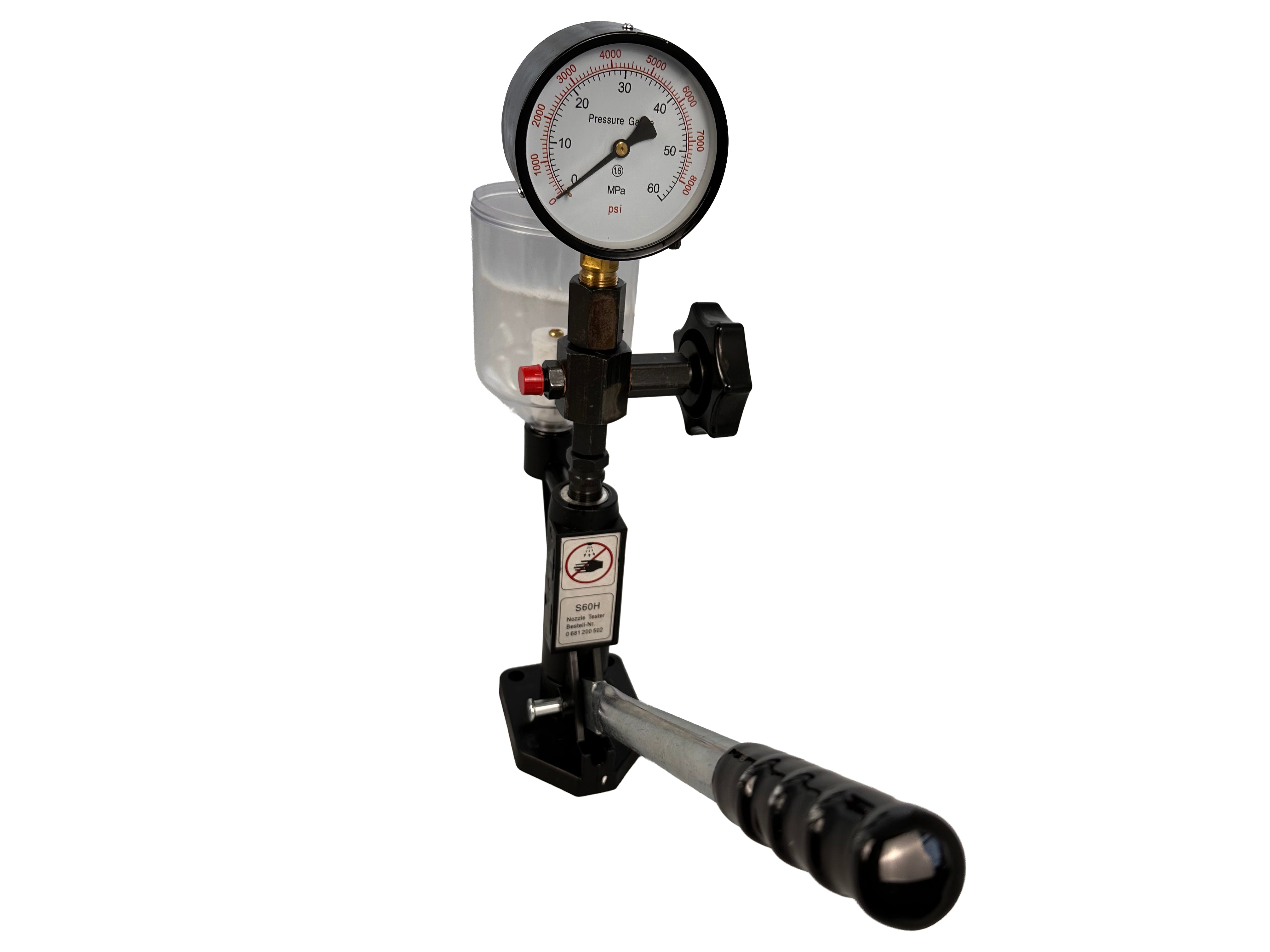 Tester pentru verificare presiune injectoare motorina 600 bar GEBO TOOLS