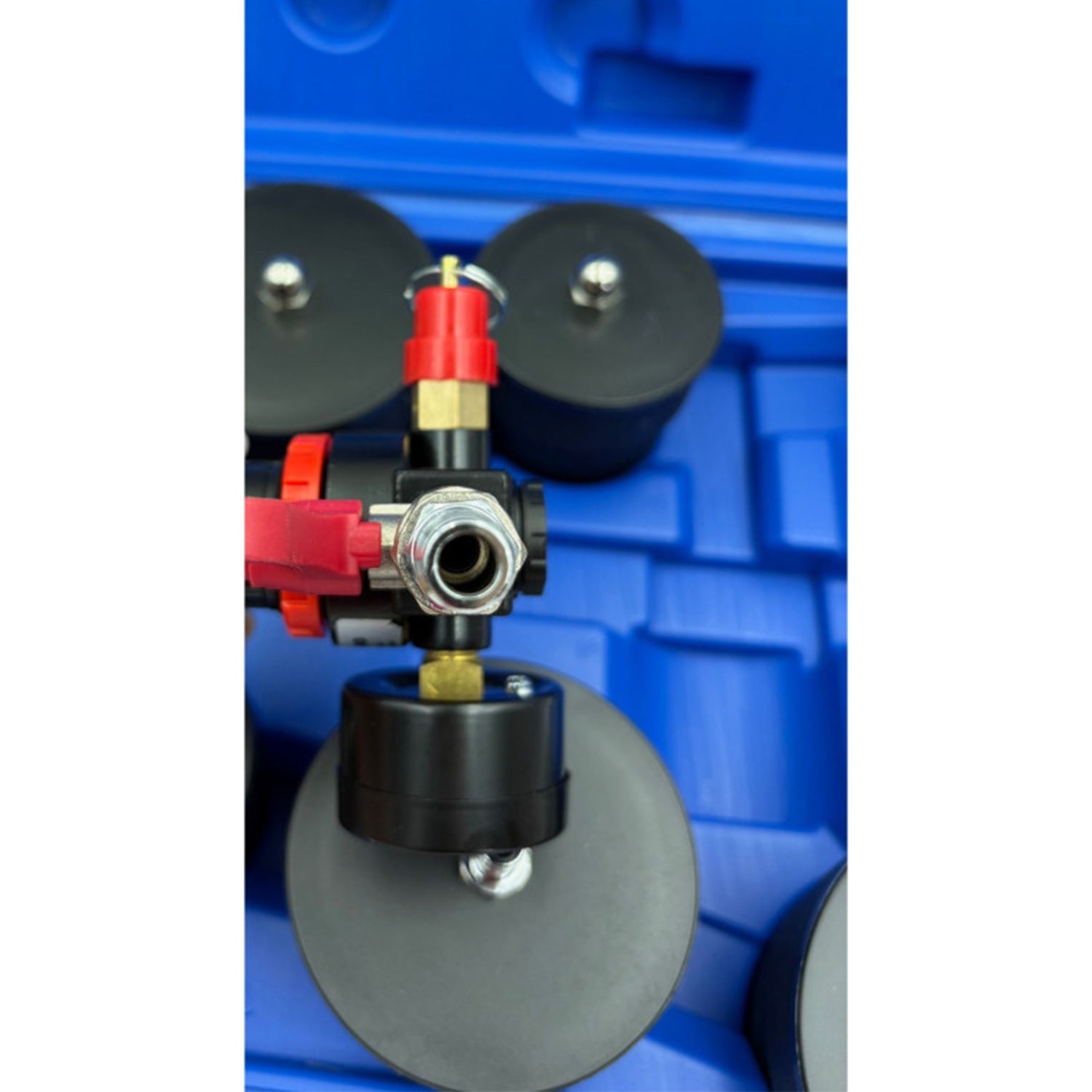 Tester presiune si etanseitate pentru turbosuflanta 9 piese - KB GLOBAL