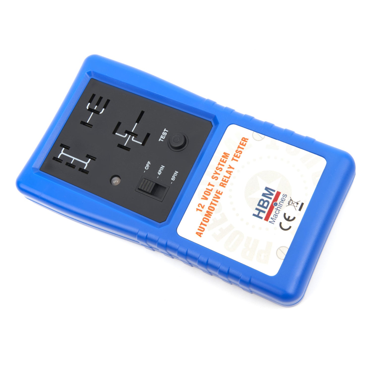 Tester universal cu baterii pentru releu auto 12V HBM