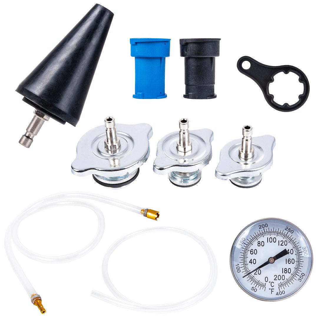 Tester verificare sistem de racire auto, 28 piese - test presiune si etansietate - GEKO