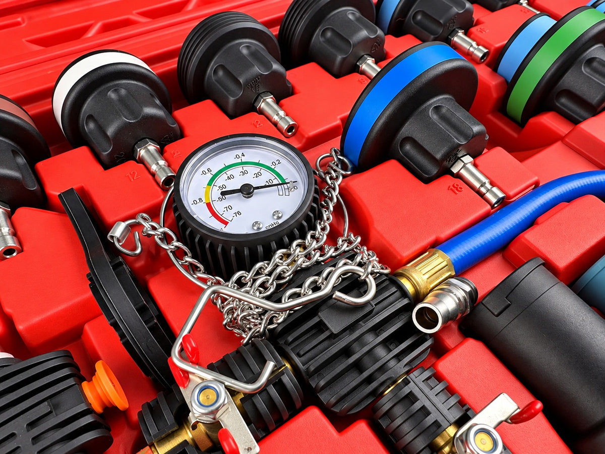 Tester verificare sistem de racire 28 piese GEBO TOOLS