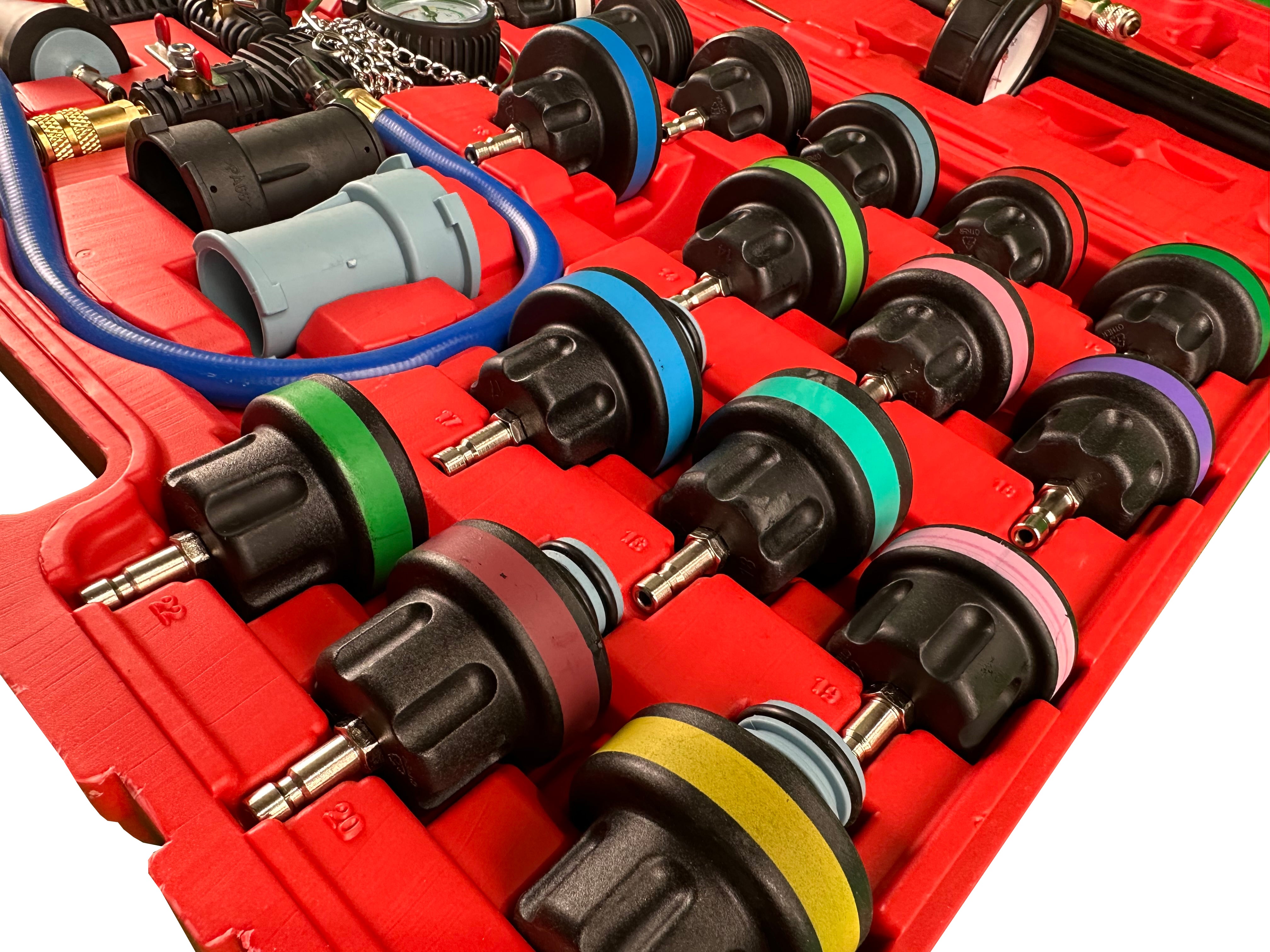 Tester verificare sistemul de racire 28 piese GEBO TOOLS