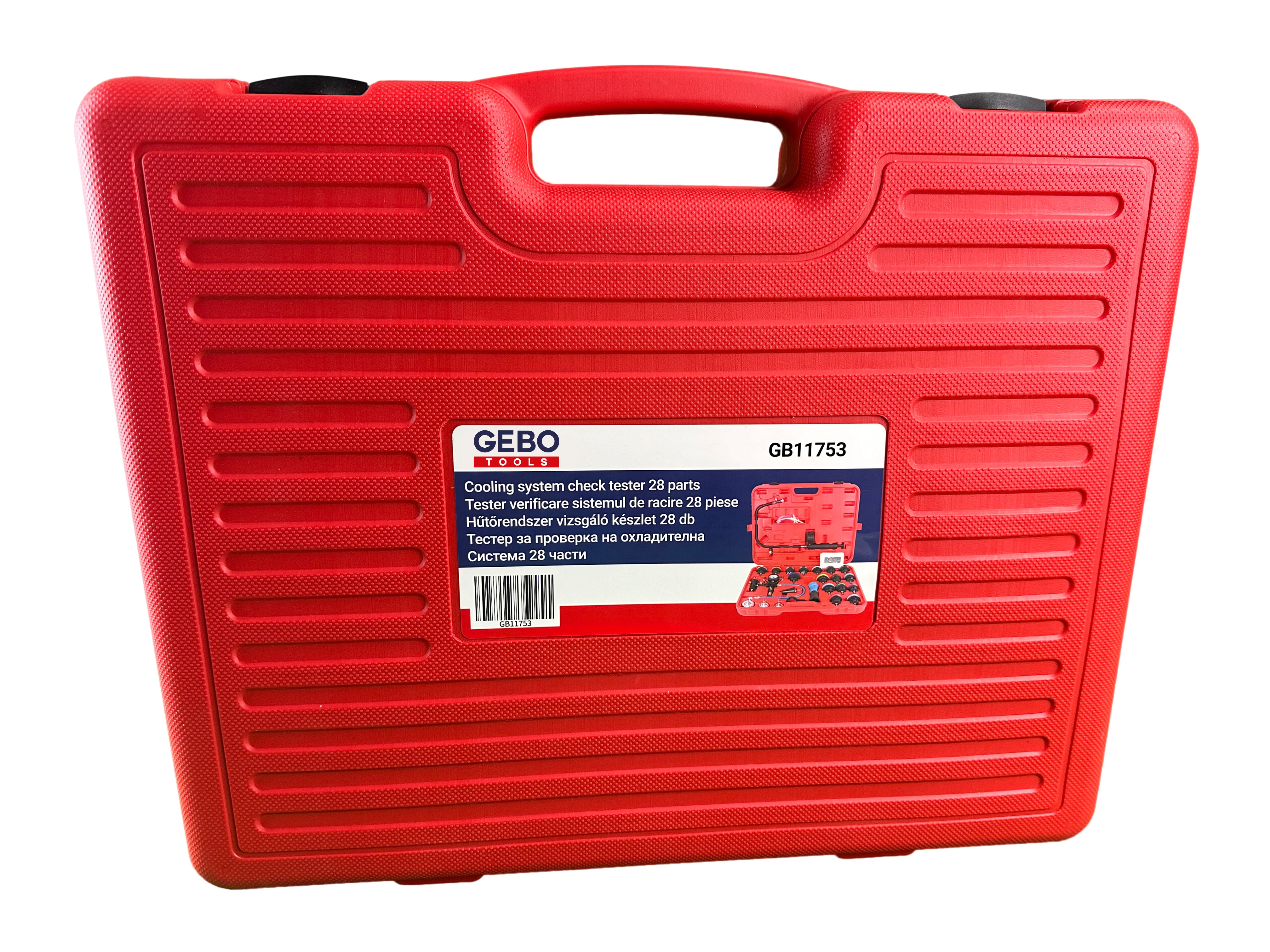 Tester verificare sistemul de racire 28 piese GEBO TOOLS