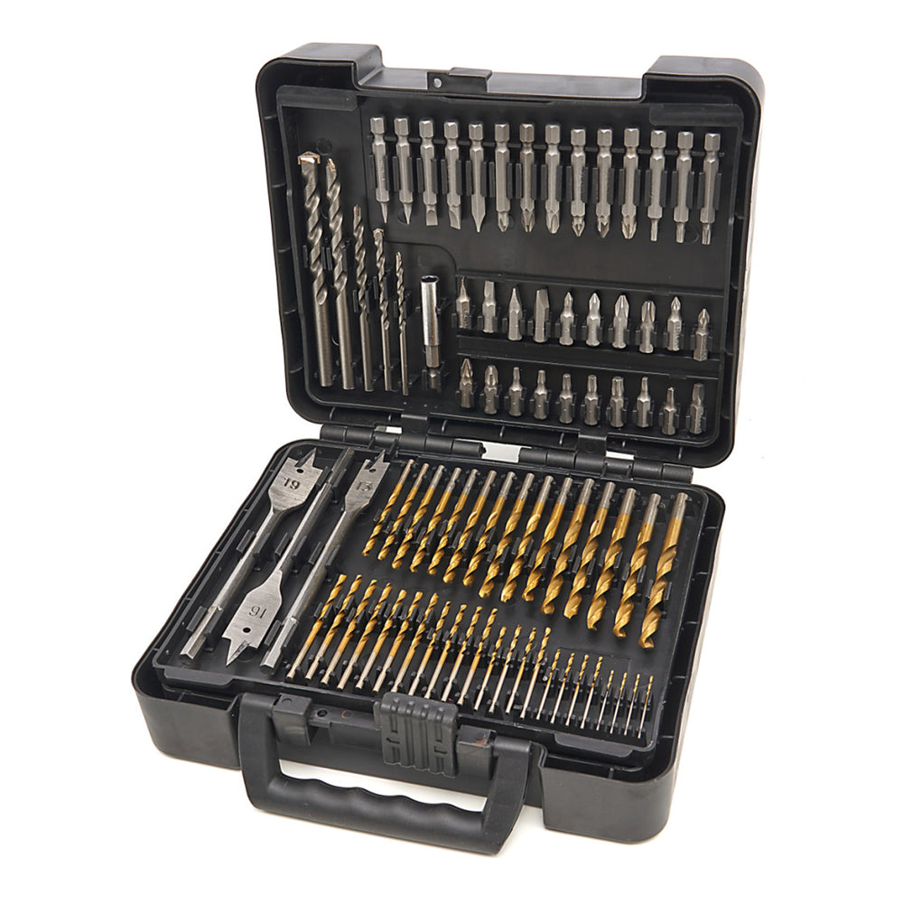 Trusa biti - burghie - carote - freze -lemn - metal - zidarie - 204 piese HBM