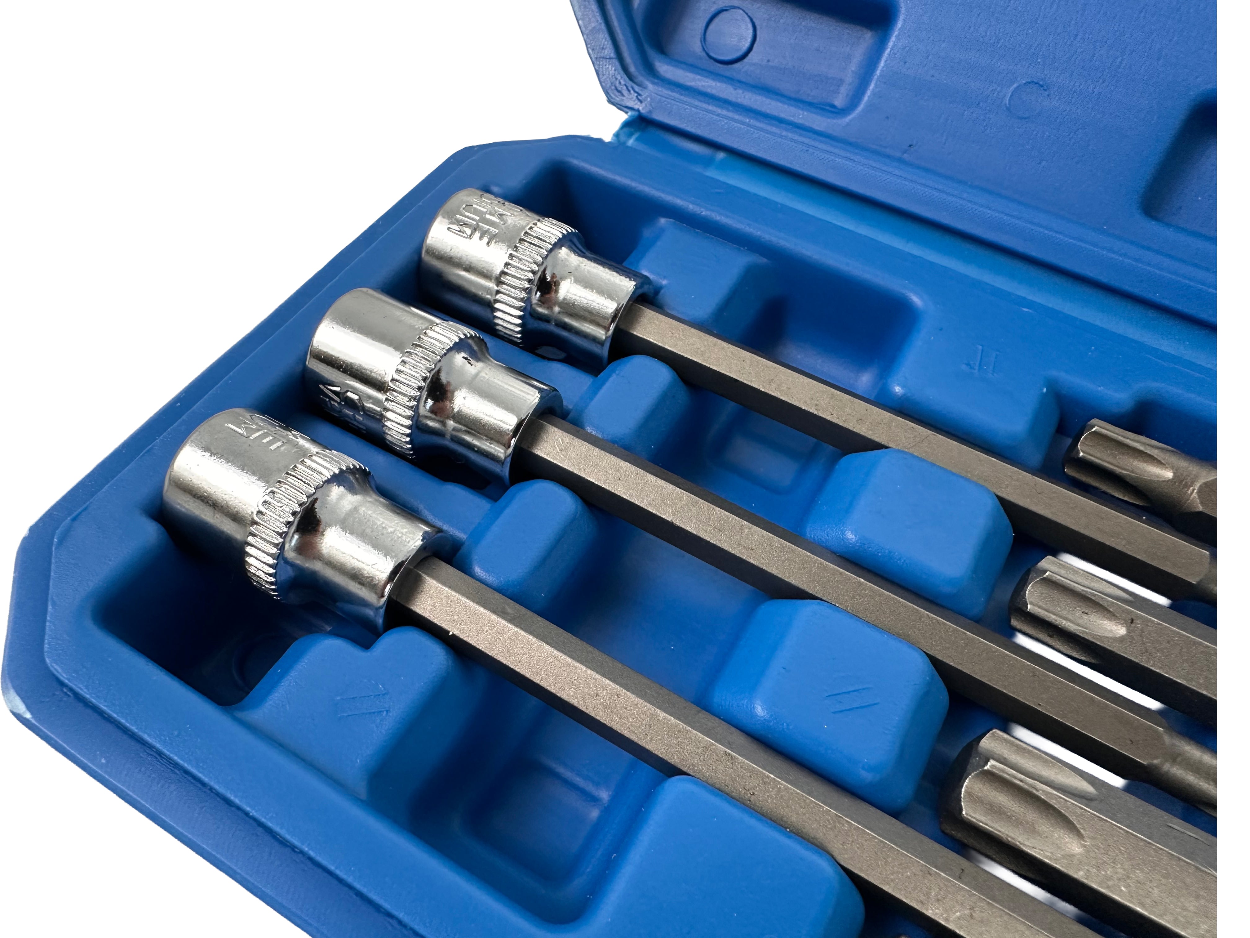 Trusa biti TORX extra lungi 3/8 7 piese GEBO TOOLS
