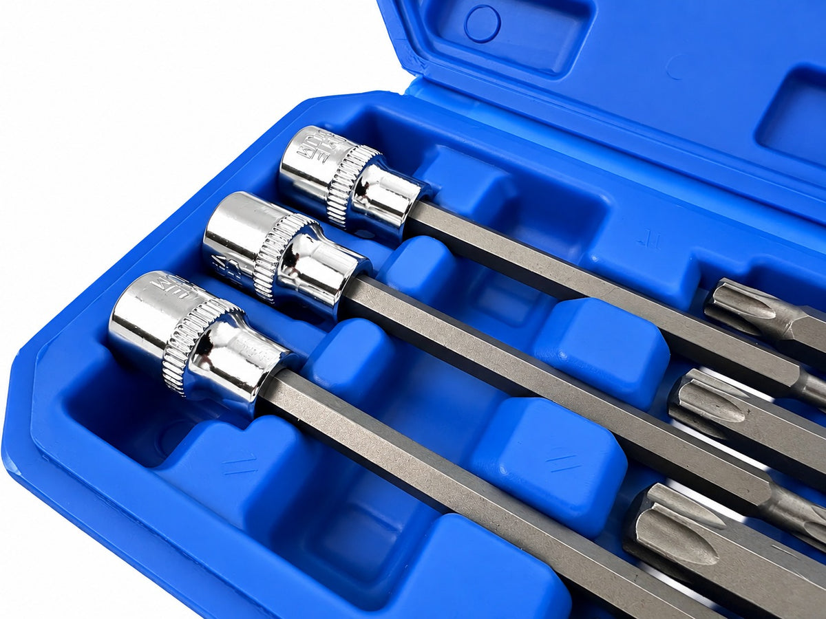 Trusa biti TORX extra lungi 3/8 7 piese GEBO TOOLS