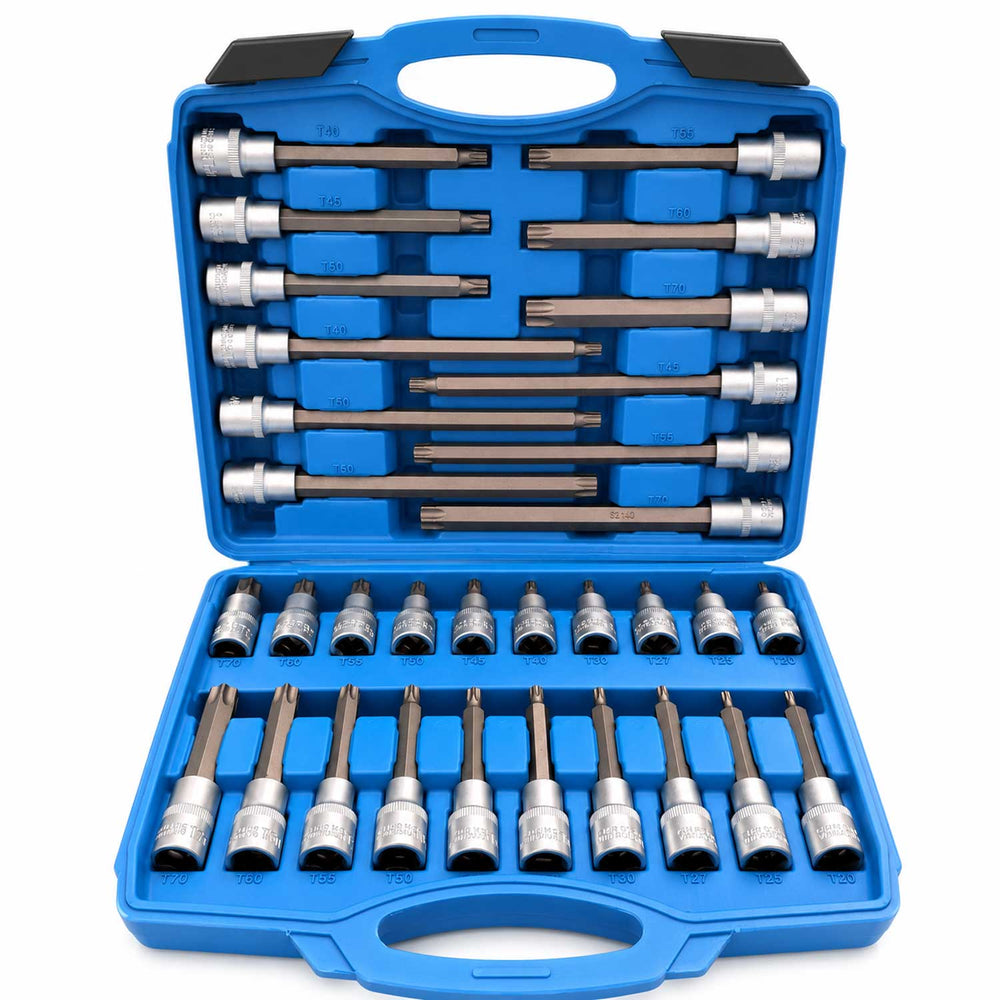 Trusa biti TORX lungi 1/2 32 piese GEBO TOOLS