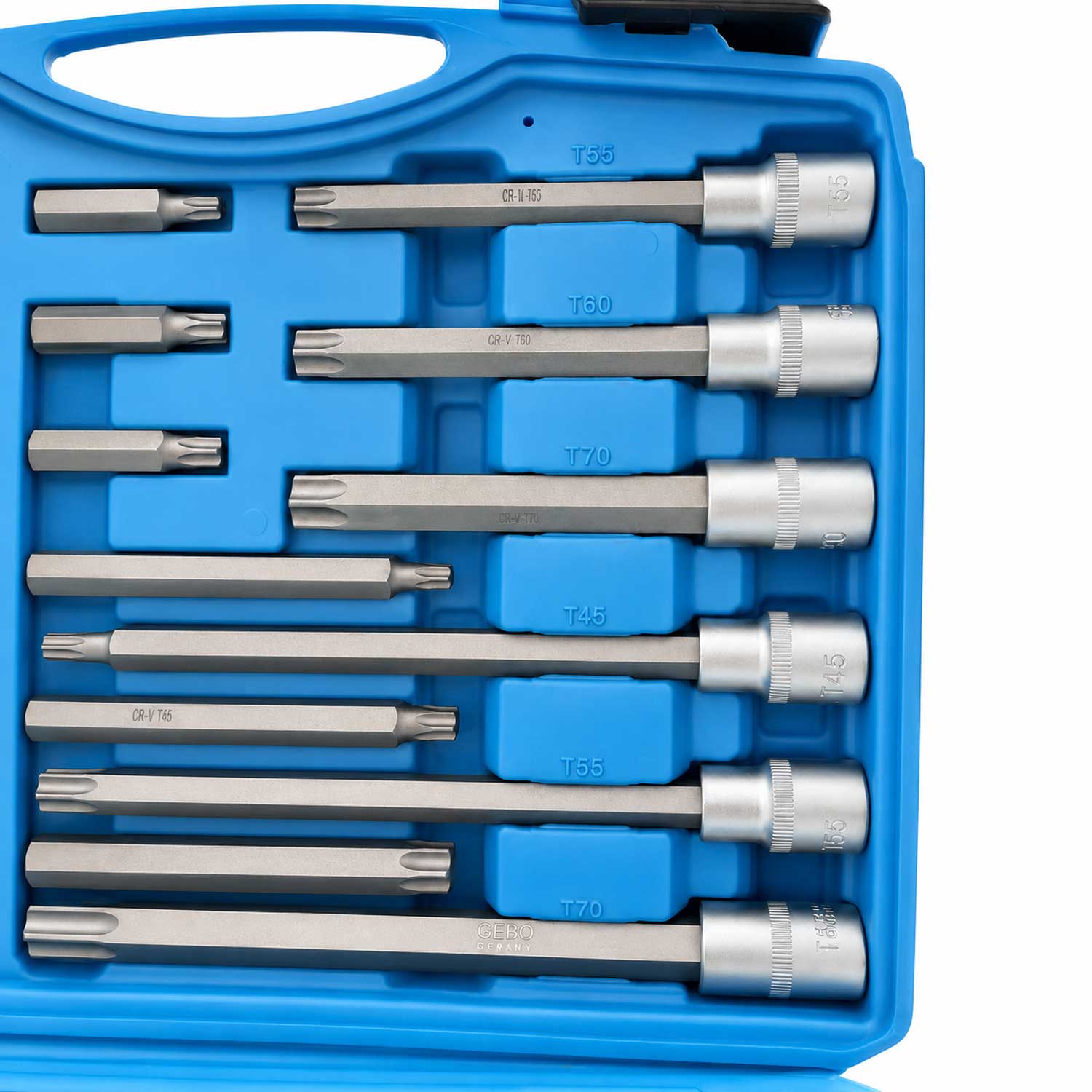 Trusa biti TORX lungi 1/2 32 piese GEBO TOOLS