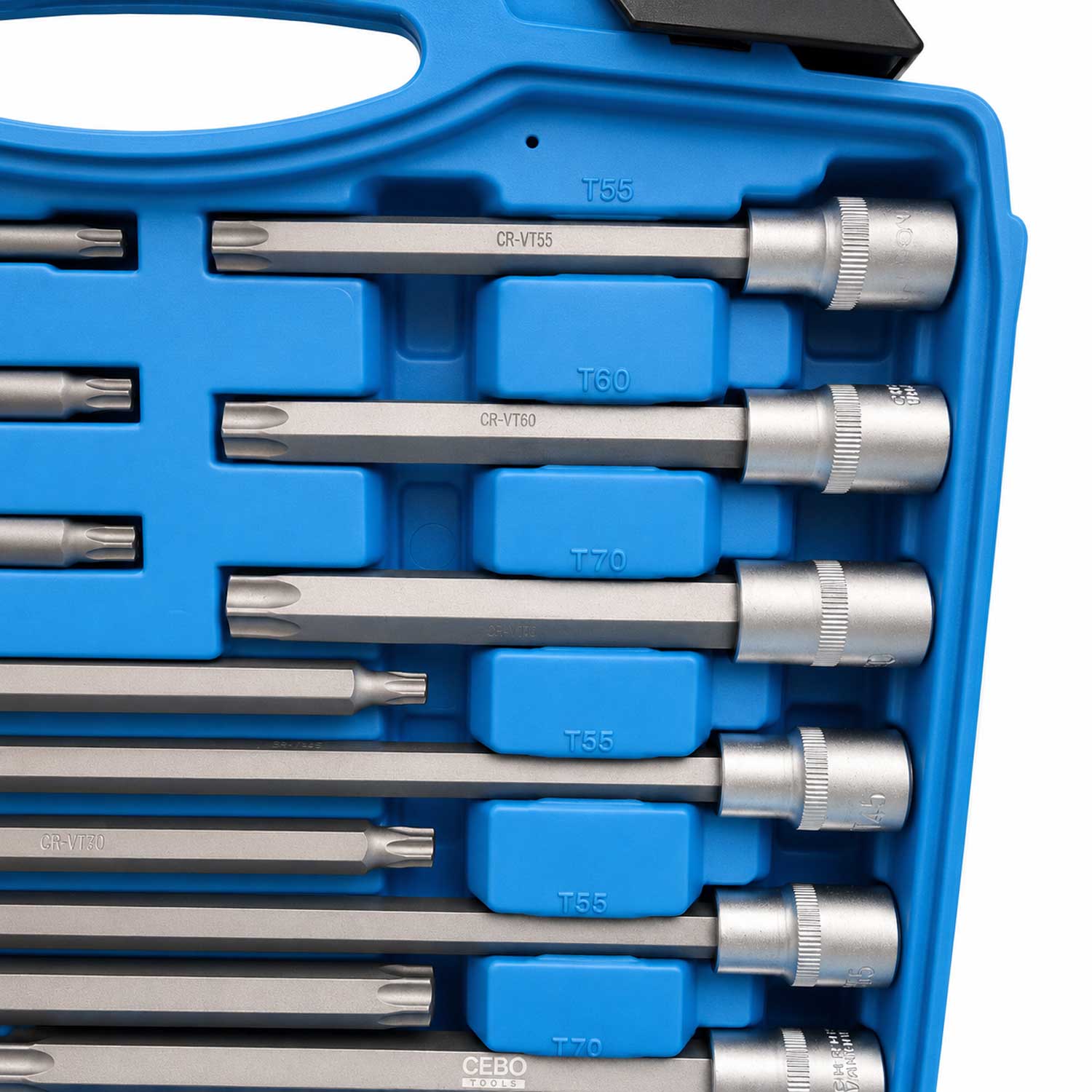 Trusa biti TORX lungi 1/2 32 piese GEBO TOOLS
