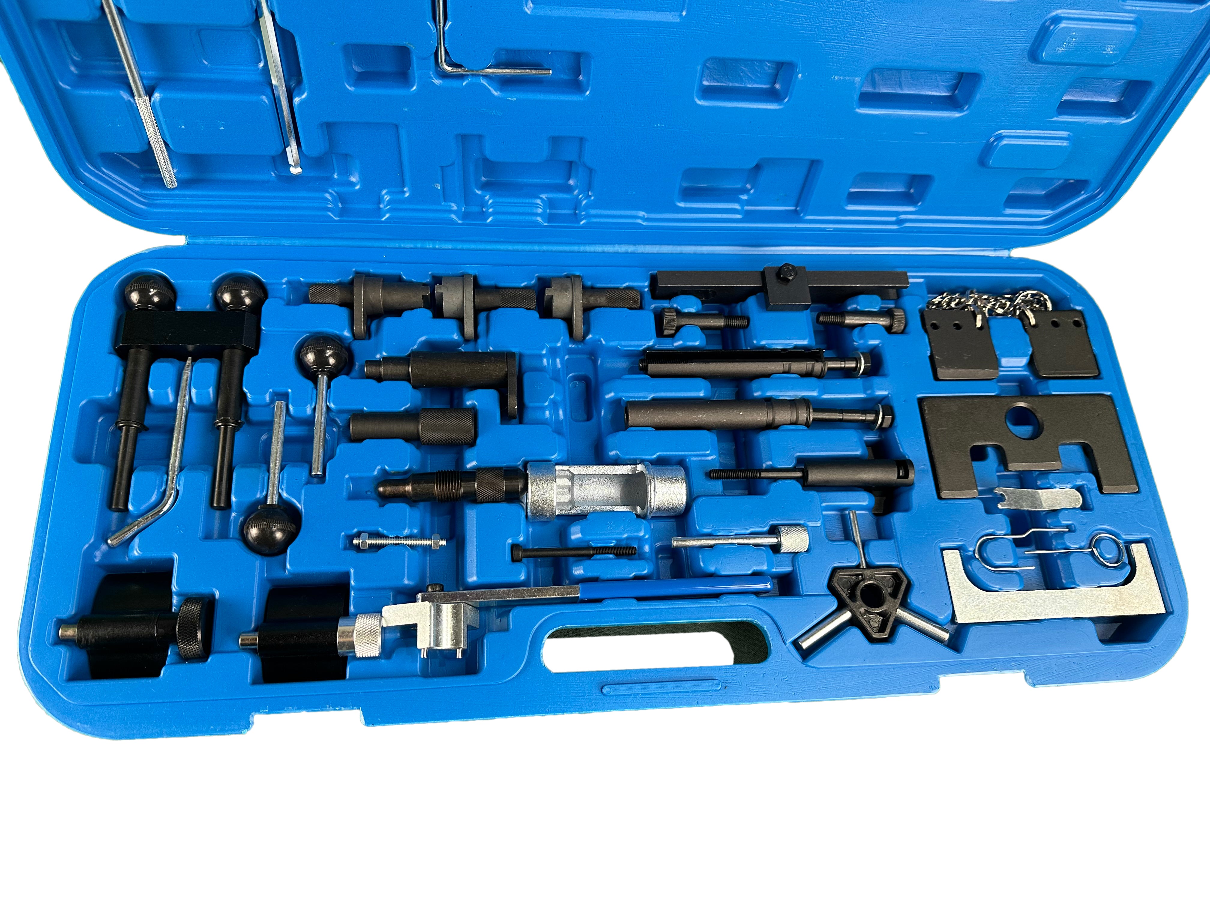Trusa cale blocare fixare distributie diesel benzina VW AUDI SEAT SKODA 1.2 1.4 1.6 1.9 2.0 2.5 3.3 diesel si benzina GEBO TOOLS