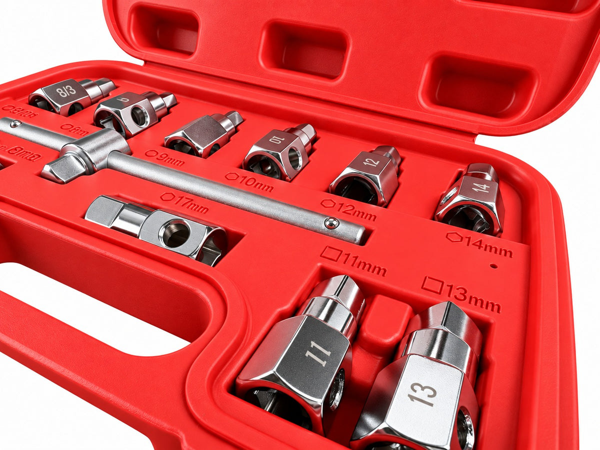 Trusa chei buson baie ulei 12 piese GEBO TOOLS