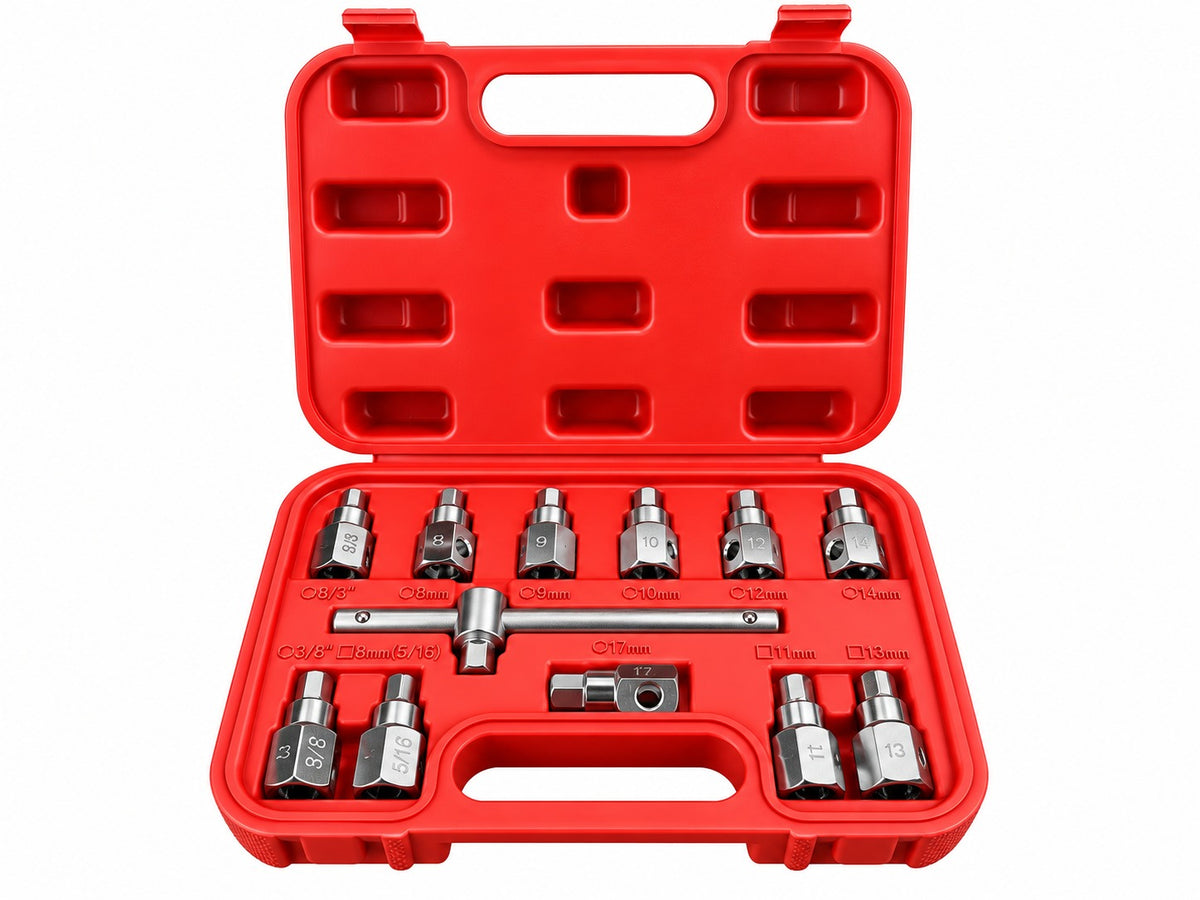 Trusa chei buson baie ulei 12 piese GEBO TOOLS