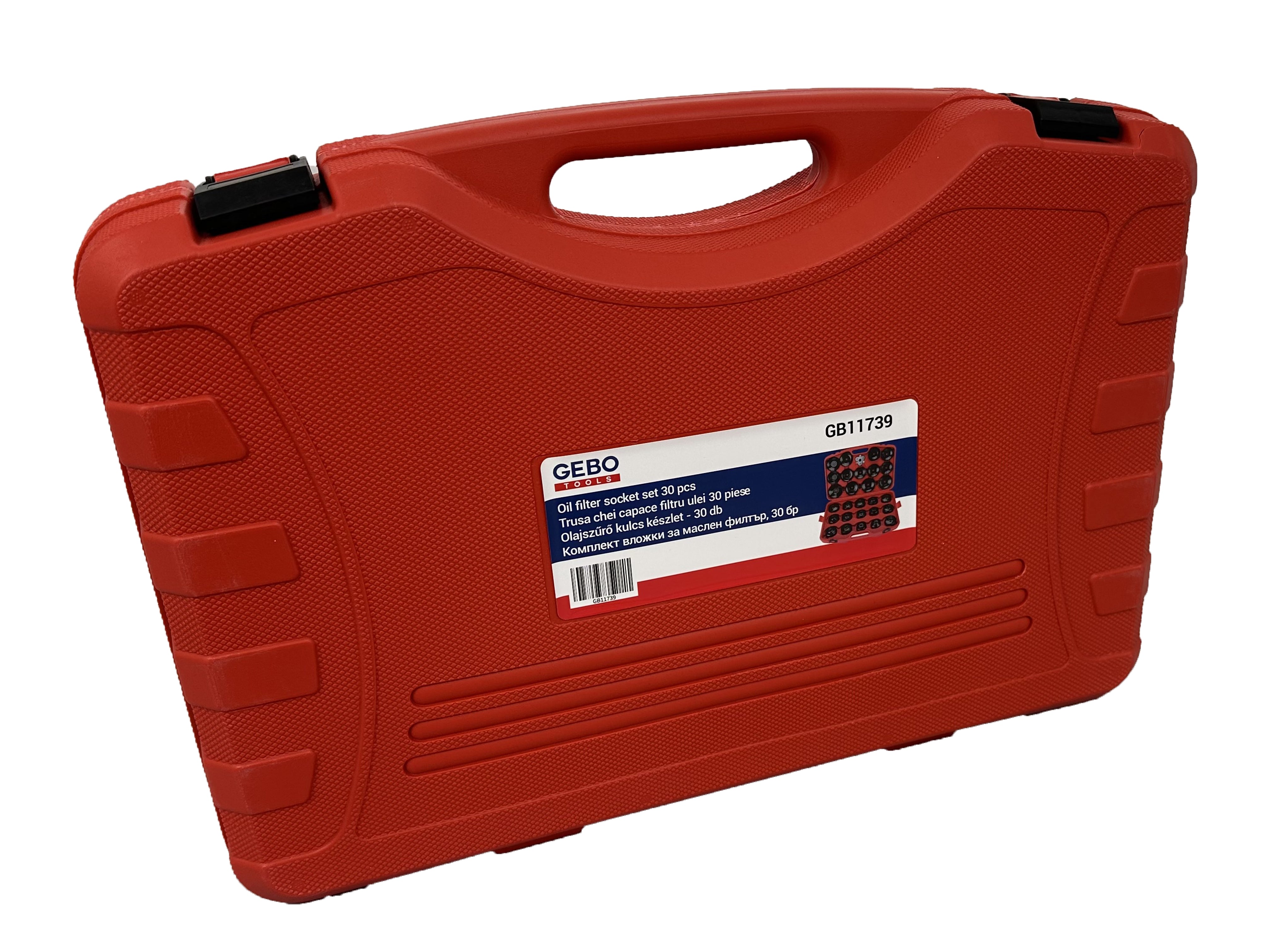 Trusa chei capace filtru ulei 30 piese GEBO TOOLS