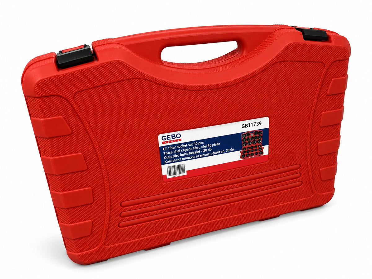 Trusa chei capace filtru ulei 30 piese GEBO TOOLS