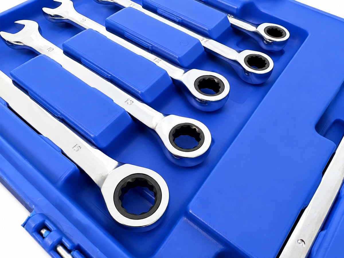 Trusa chei combinate cu clichet 8-19mm 12 piese GEBO TOOLS
