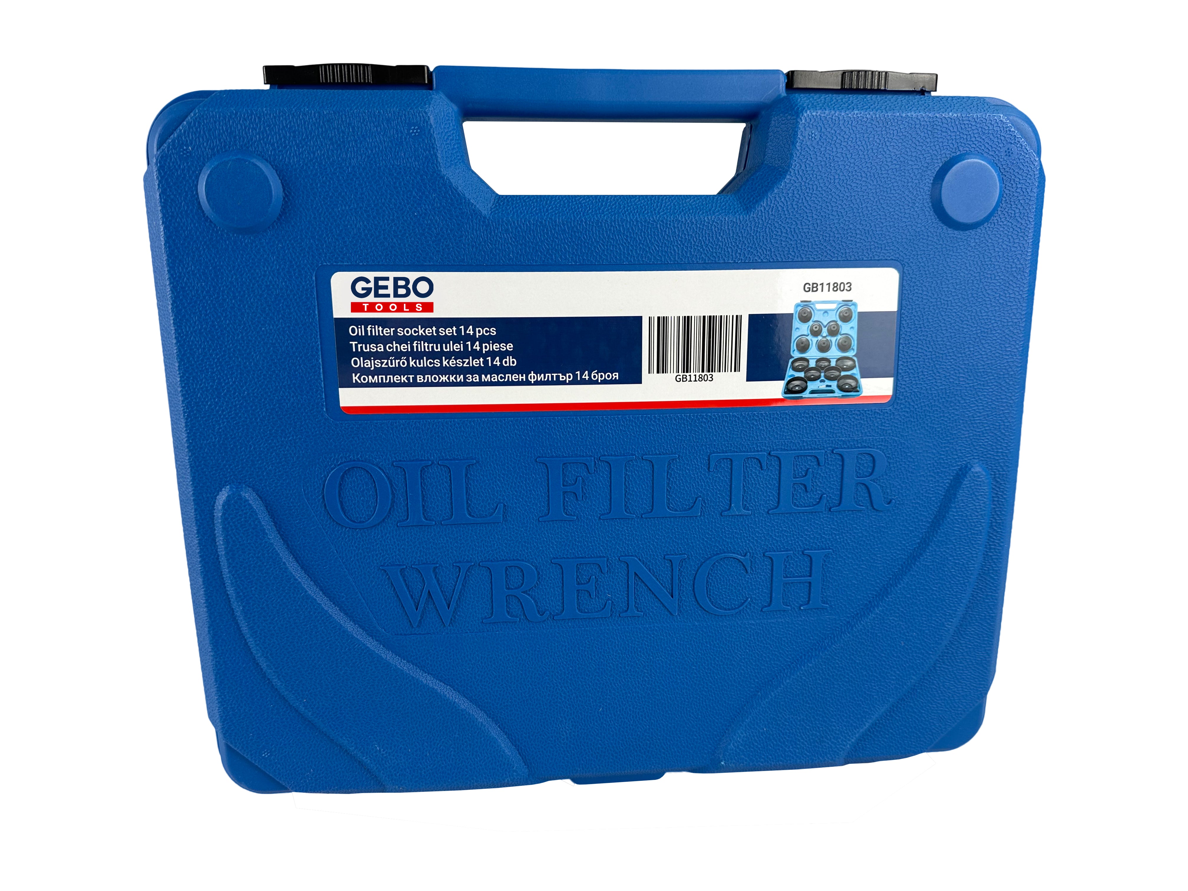 Trusa chei filtru ulei 14 piese GEBO TOOLS