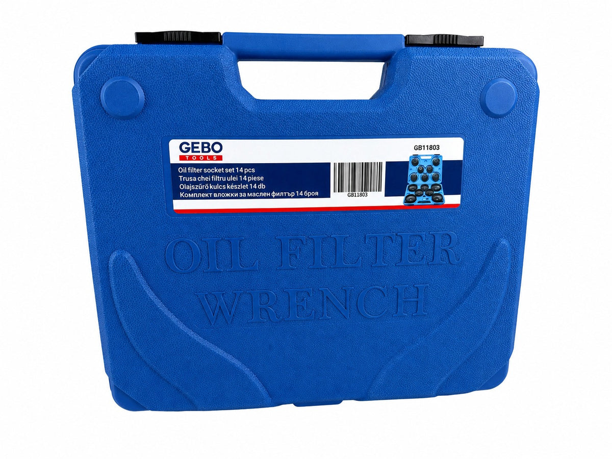 Trusa chei filtru ulei 14 piese GEBO TOOLS