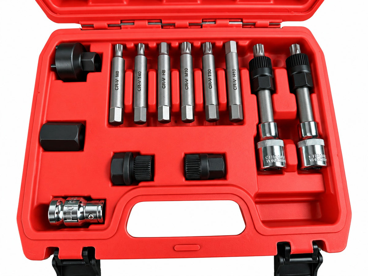 Trusa chei montare demontare fulii alternator auto, universala, 13 piese GEBO TOOLS