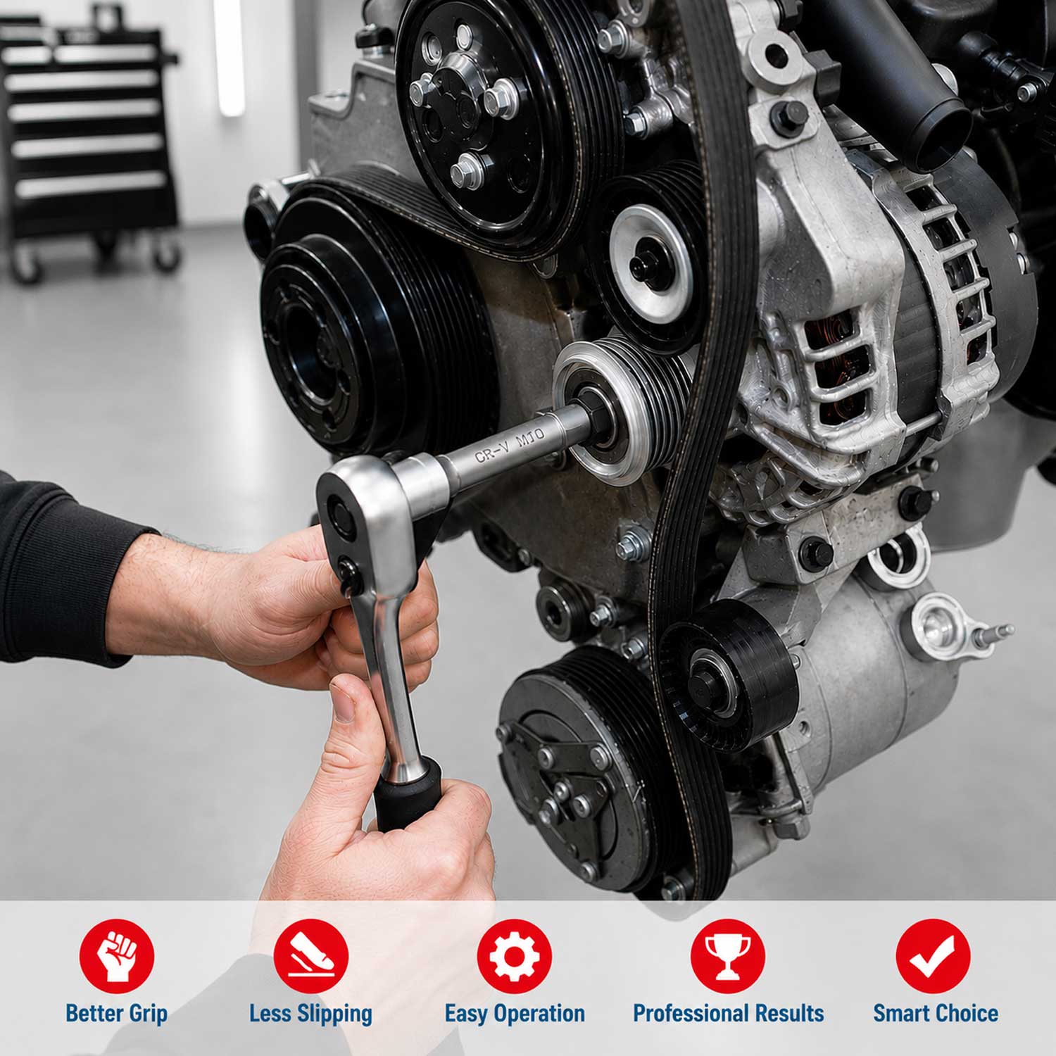 Trusa chei montare demontare fulii alternator auto, universala, 13 piese GEBO TOOLS