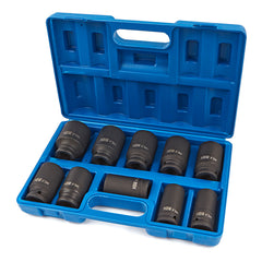 Trusa chei tubulare de impact lungi 3/4 22-41 mm 10 piese