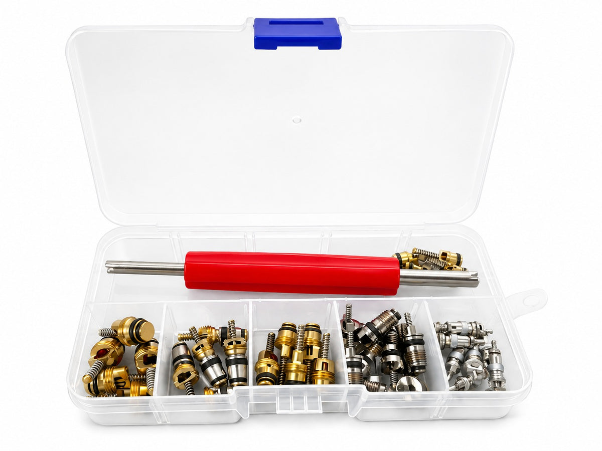 Trusa cu ventile clima 41 piese GEBO TOOLS