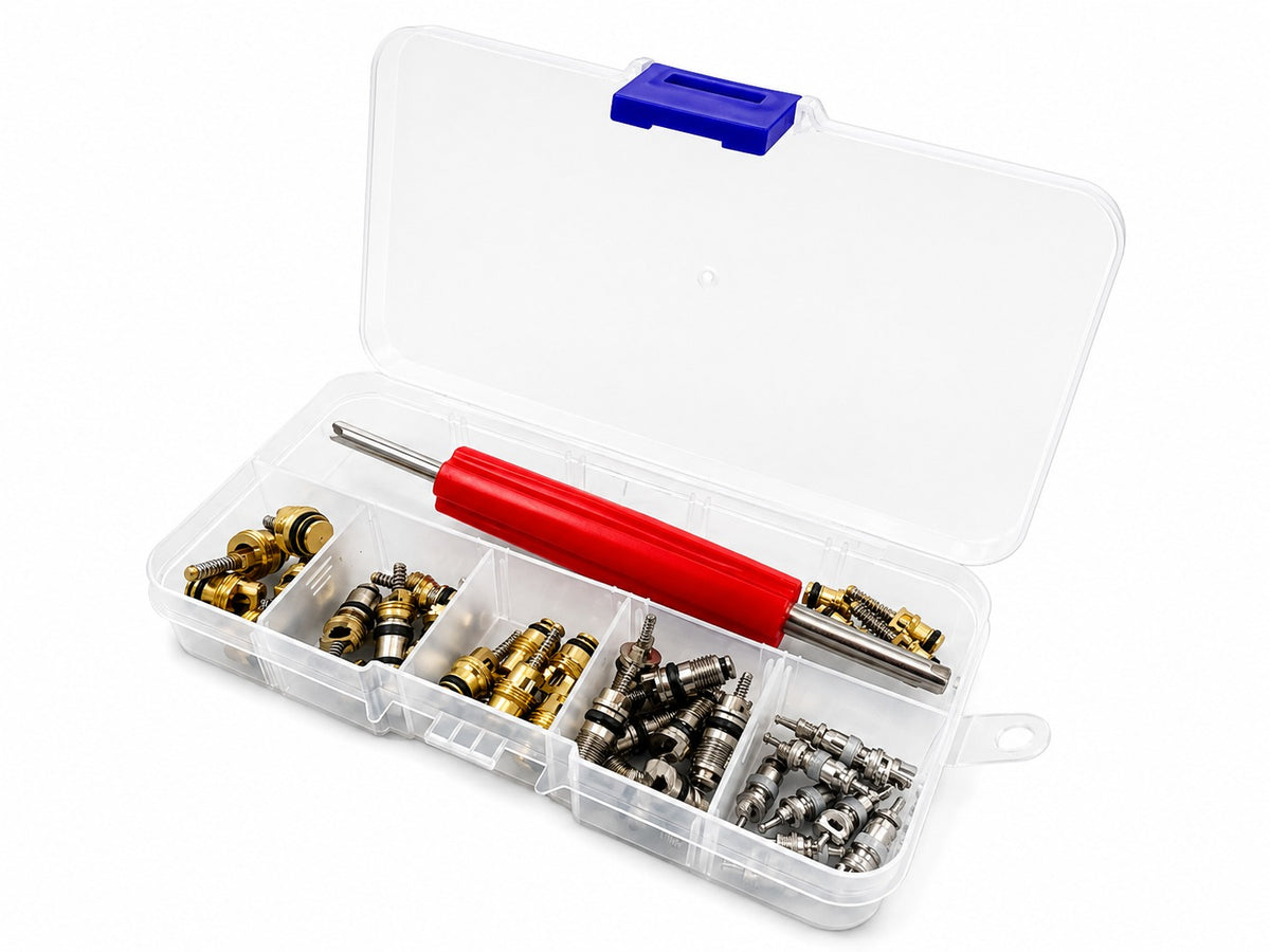 Trusa cu ventile clima 41 piese GEBO TOOLS