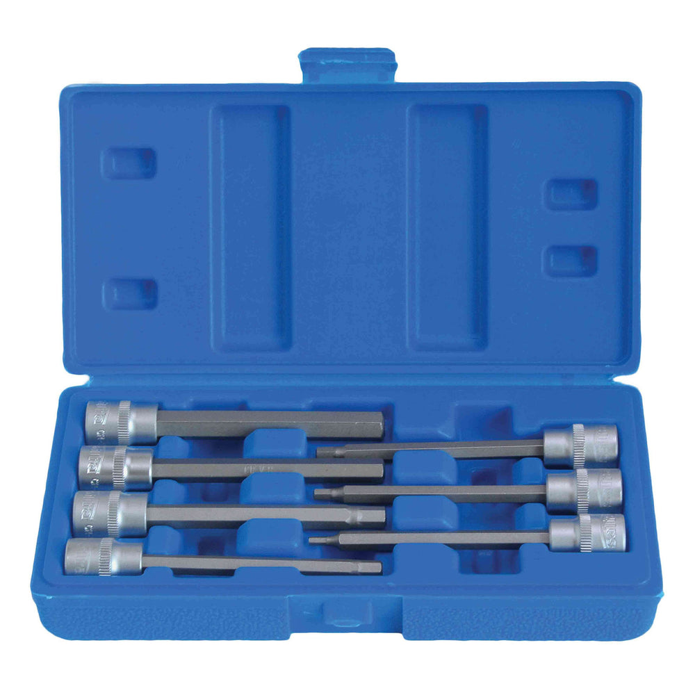 Trusa de biti hexagonale imbus lungi 3/8 h3-h10 7 piese