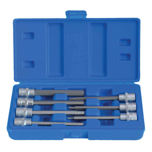 Trusa de biti hexagonale imbus lungi 3/8 h3-h10 7 piese