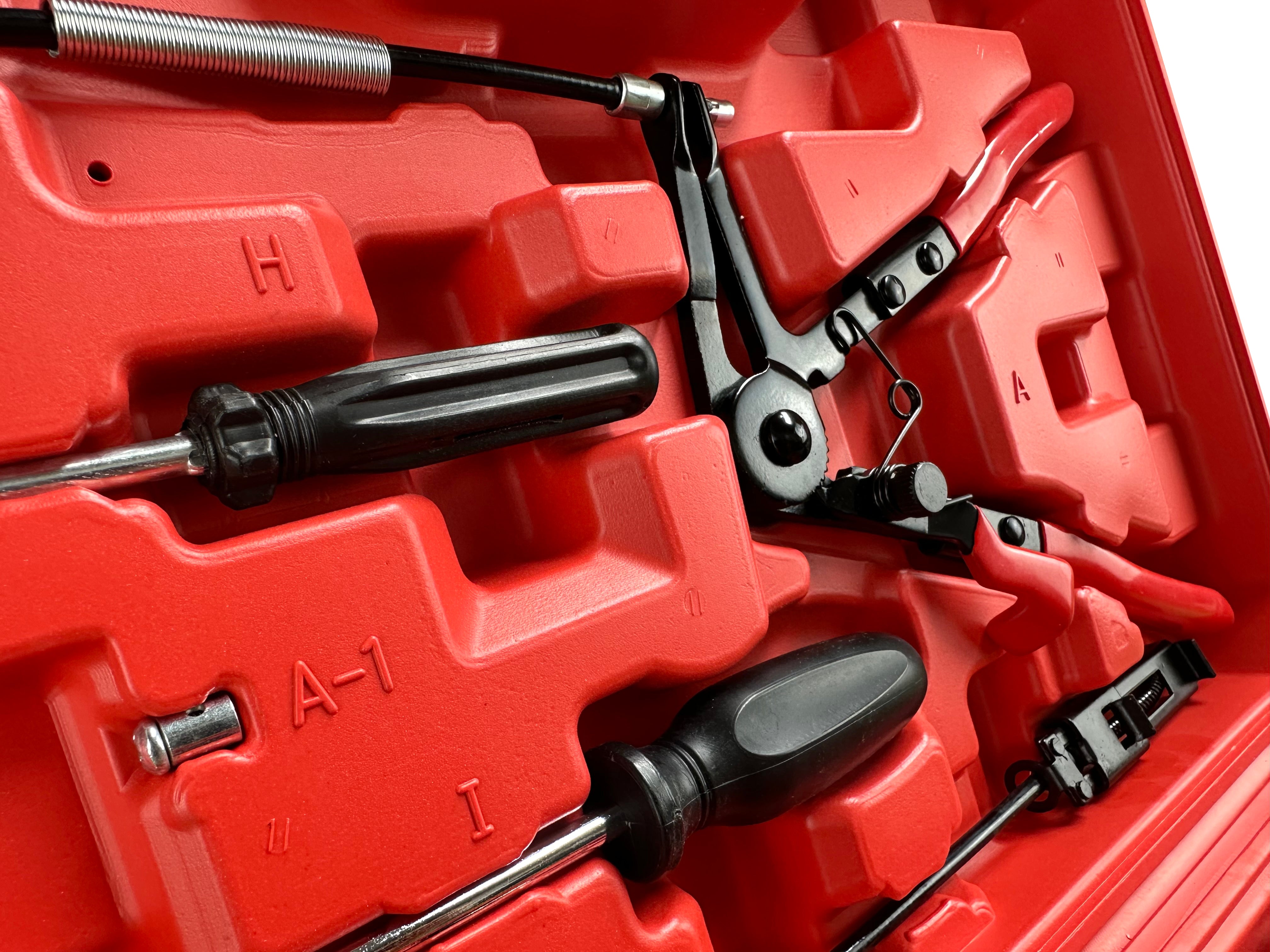 Trusa de clesti coliere conducte si furtune auto 9 piese GEBO TOOLS