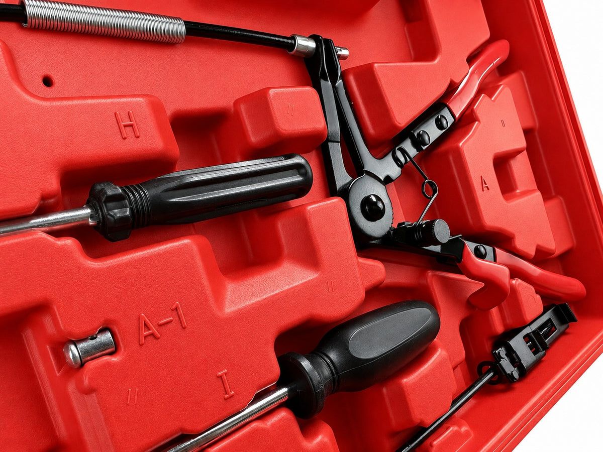 Trusa de clesti coliere conducte si furtune auto 9 piese GEBO TOOLS