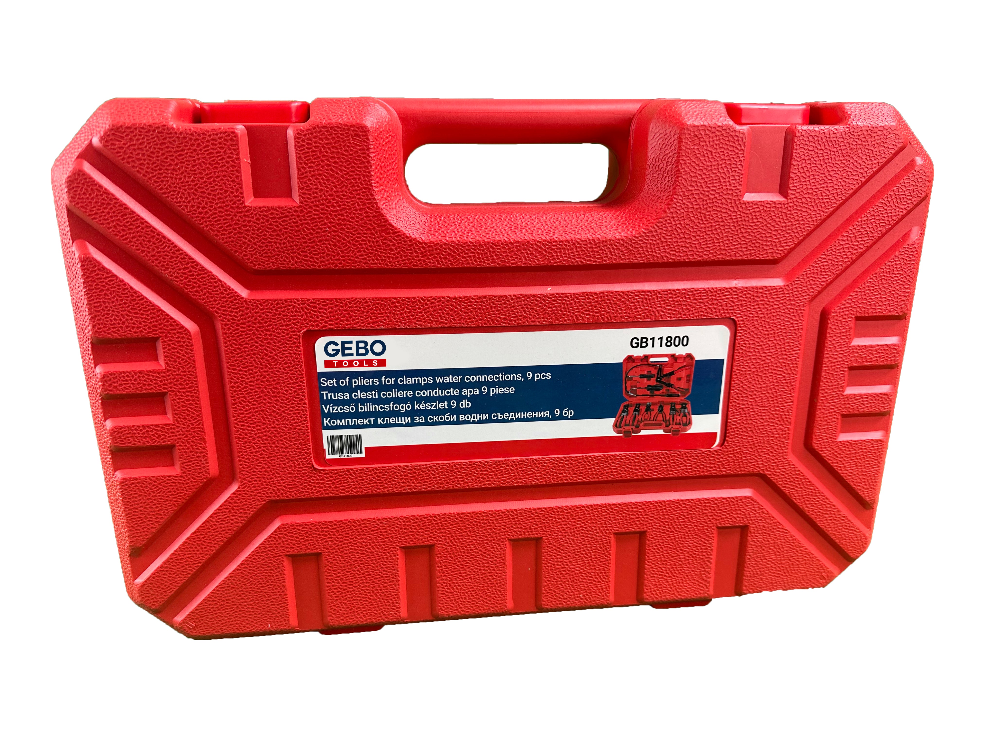 Trusa de clesti coliere conducte si furtune auto 9 piese GEBO TOOLS