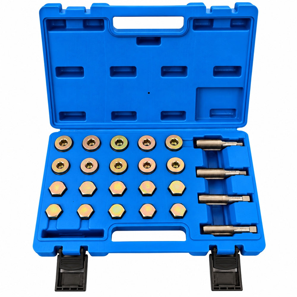 Trusa de reparat rectificat inlocuit filete buson baie de ulei m13-m15-m17-m20 GEBO TOOLS
