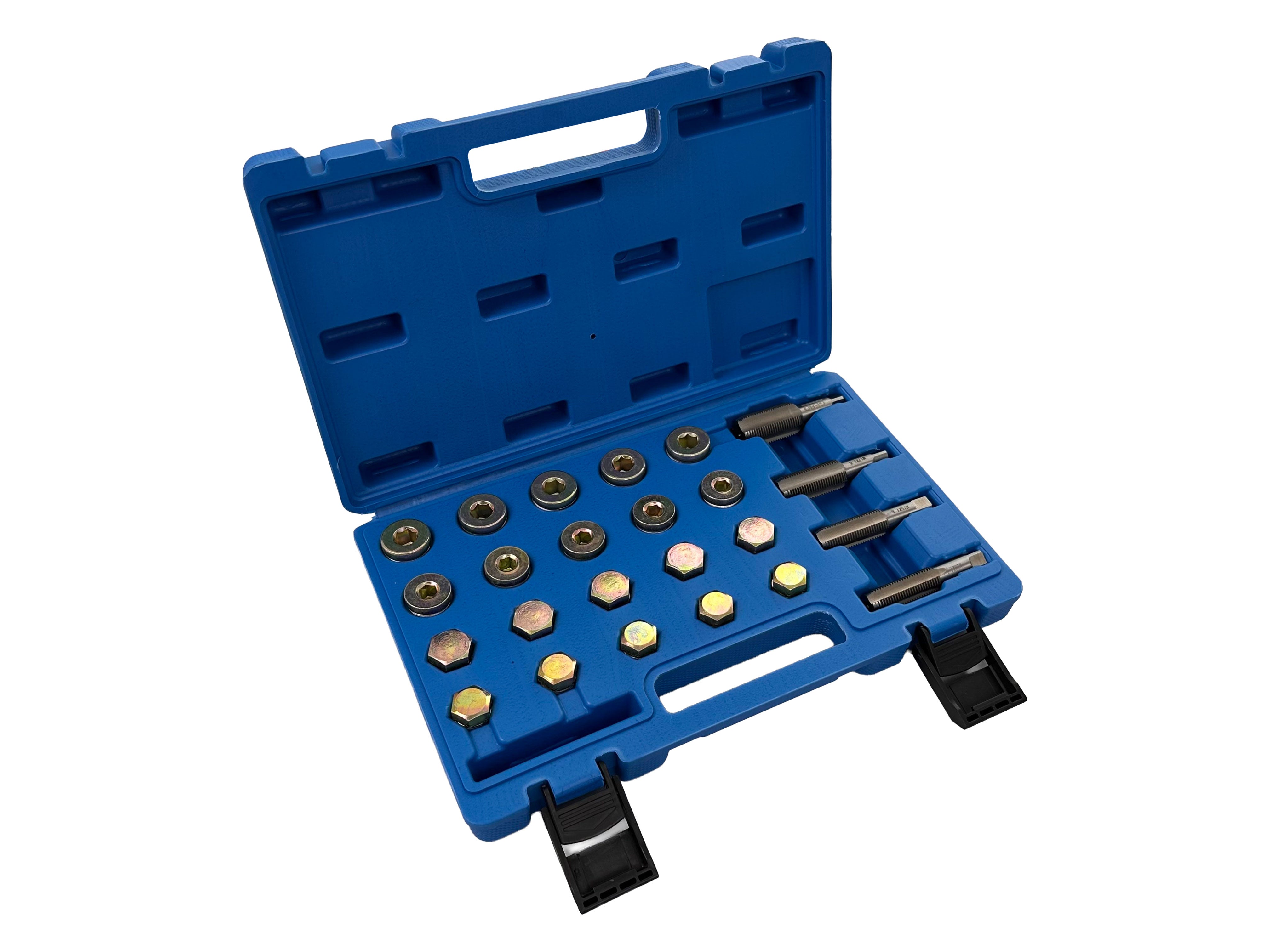 Trusa de reparat rectificat inlocuit filete buson baie de ulei m13-m15-m17-m20 GEBO TOOLS