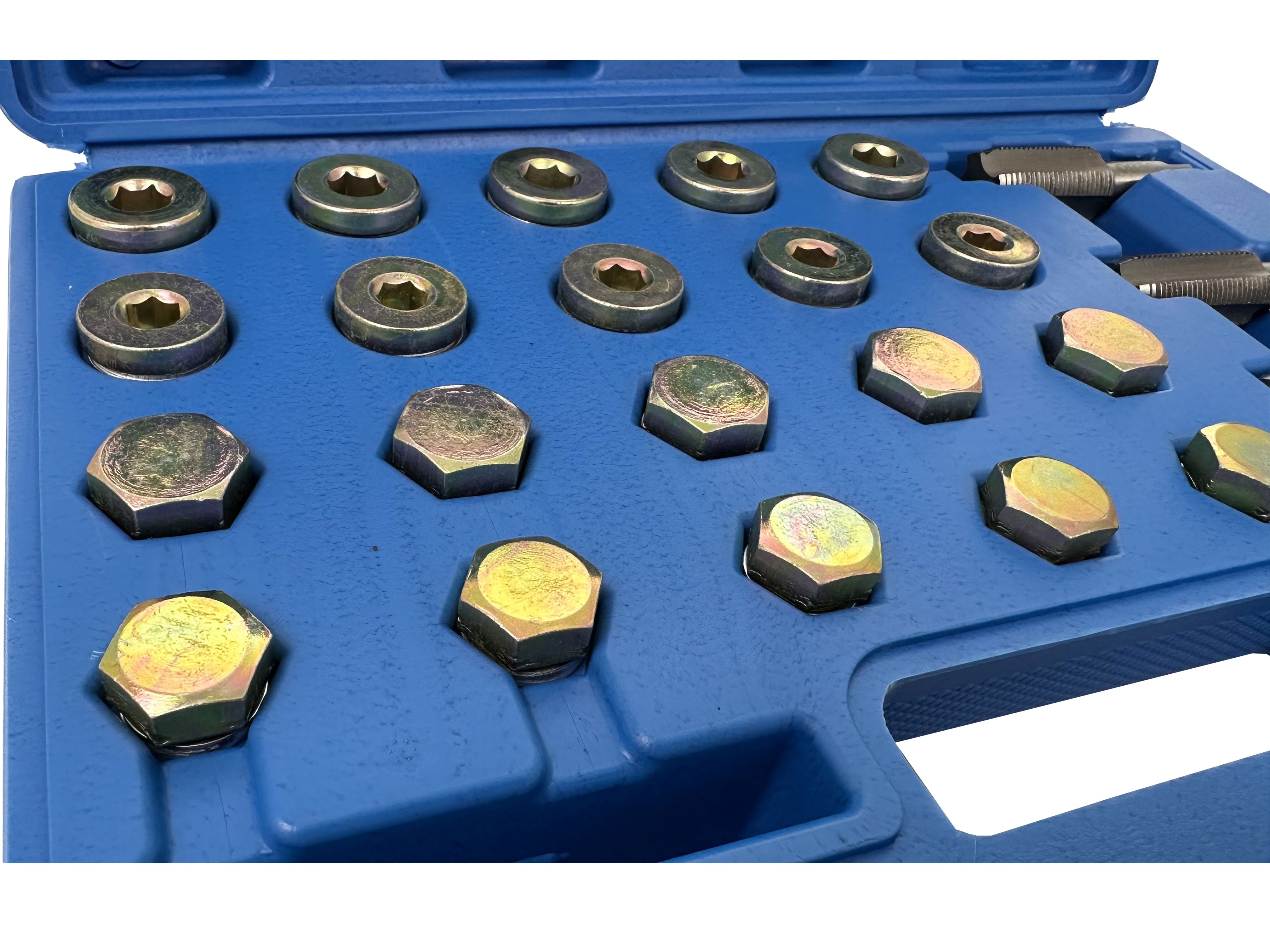 Trusa de reparat rectificat inlocuit filete buson baie de ulei m13-m15-m17-m20 GEBO TOOLS