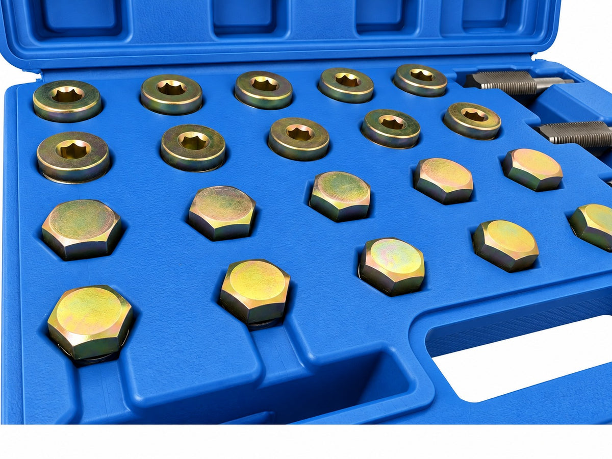 Trusa de reparat rectificat inlocuit filete buson baie de ulei m13-m15-m17-m20 GEBO TOOLS