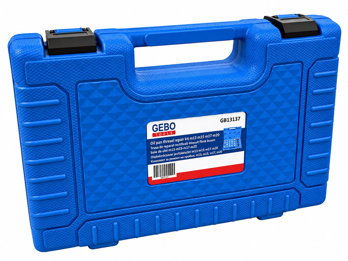 Trusa de reparat rectificat inlocuit filete buson baie de ulei m13-m15-m17-m20 GEBO TOOLS