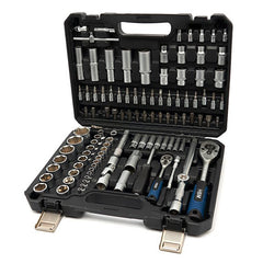 Trusa de scule 1/4'' 1/2'' 108 piese HBM MACHINES
