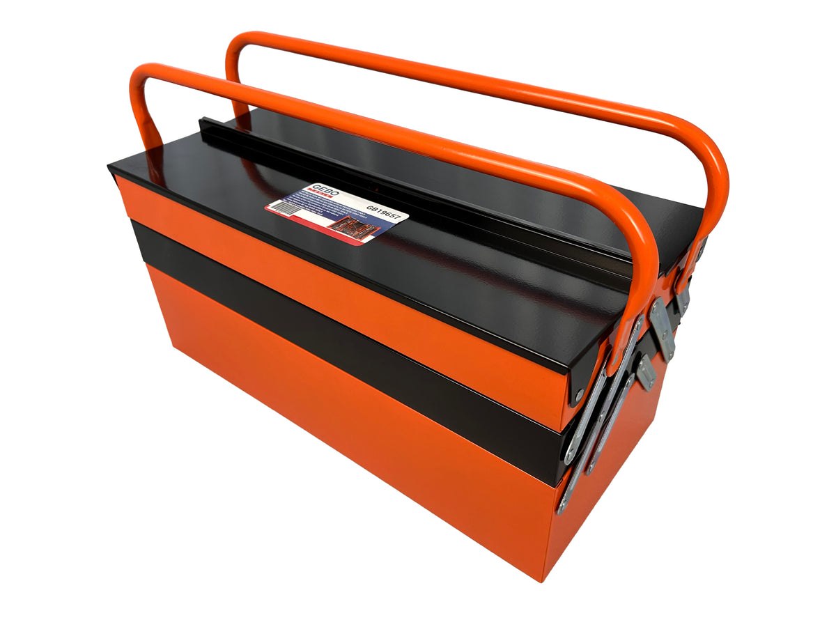 Trusa de scule metalica echipata cu 85 piese GEBO TOOLS